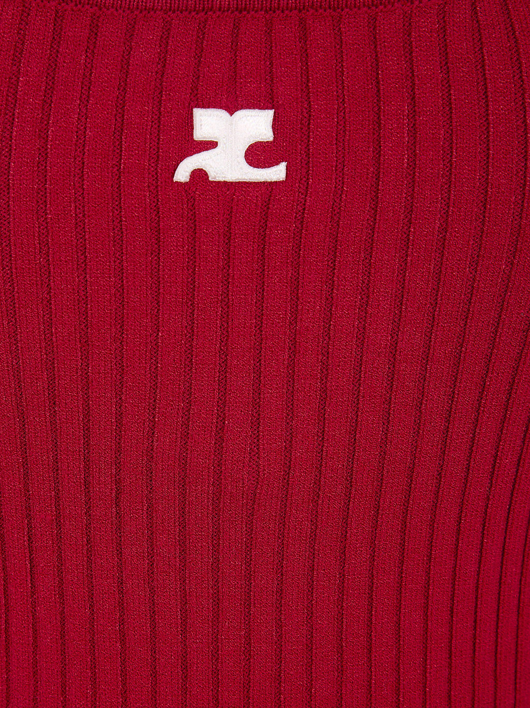 Courreges "REEDITION" KNIT TANK TOP Size M / US 6-8 / IT 42-44 - 7 Thumbnail