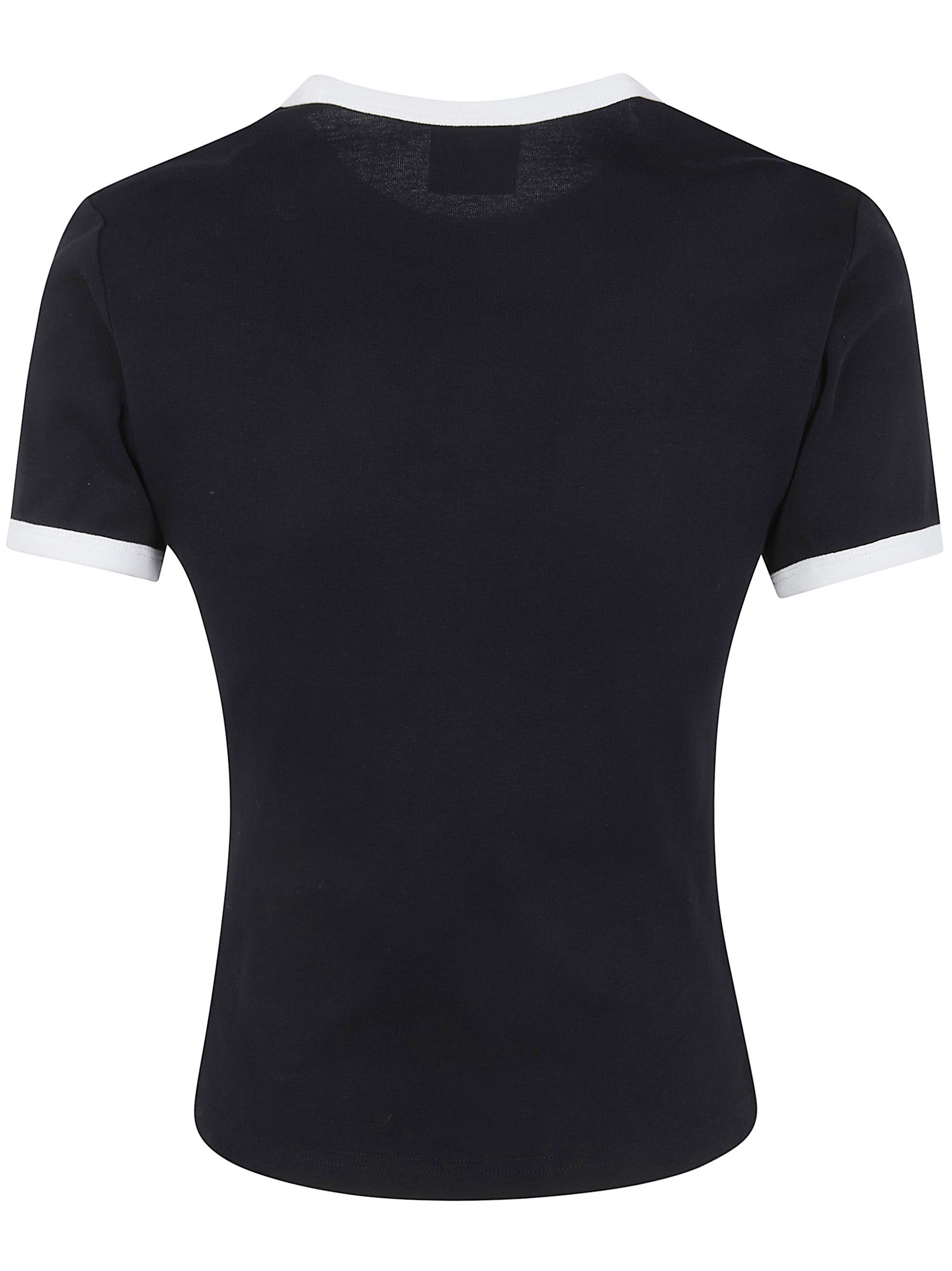 Courreges "SIGNATURE CONTRAST" T-SHIRT Size L / US 10 / IT 46 - 7 Thumbnail