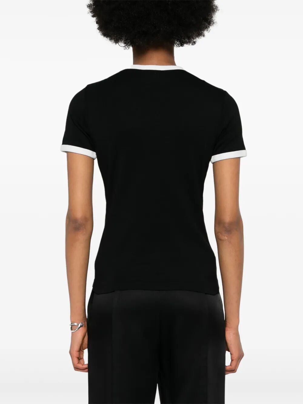 Courreges "SIGNATURE CONTRAST" T-SHIRT Size M / US 6-8 / IT 42-44 - 3 Thumbnail