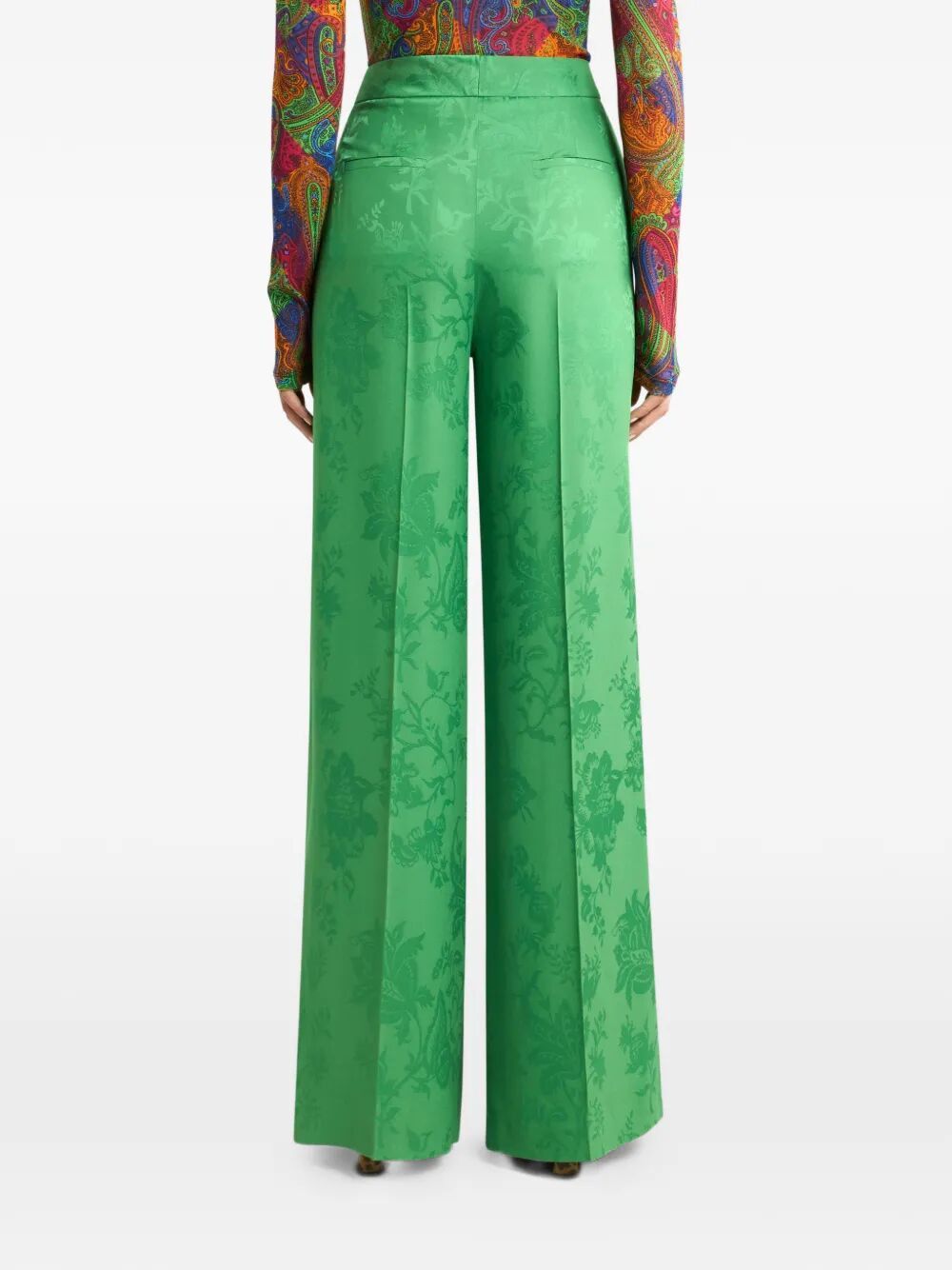 Etro FLARED HIGH WAISTED TROUSERS Size 28" / US 6 / IT 42 - 3 Thumbnail