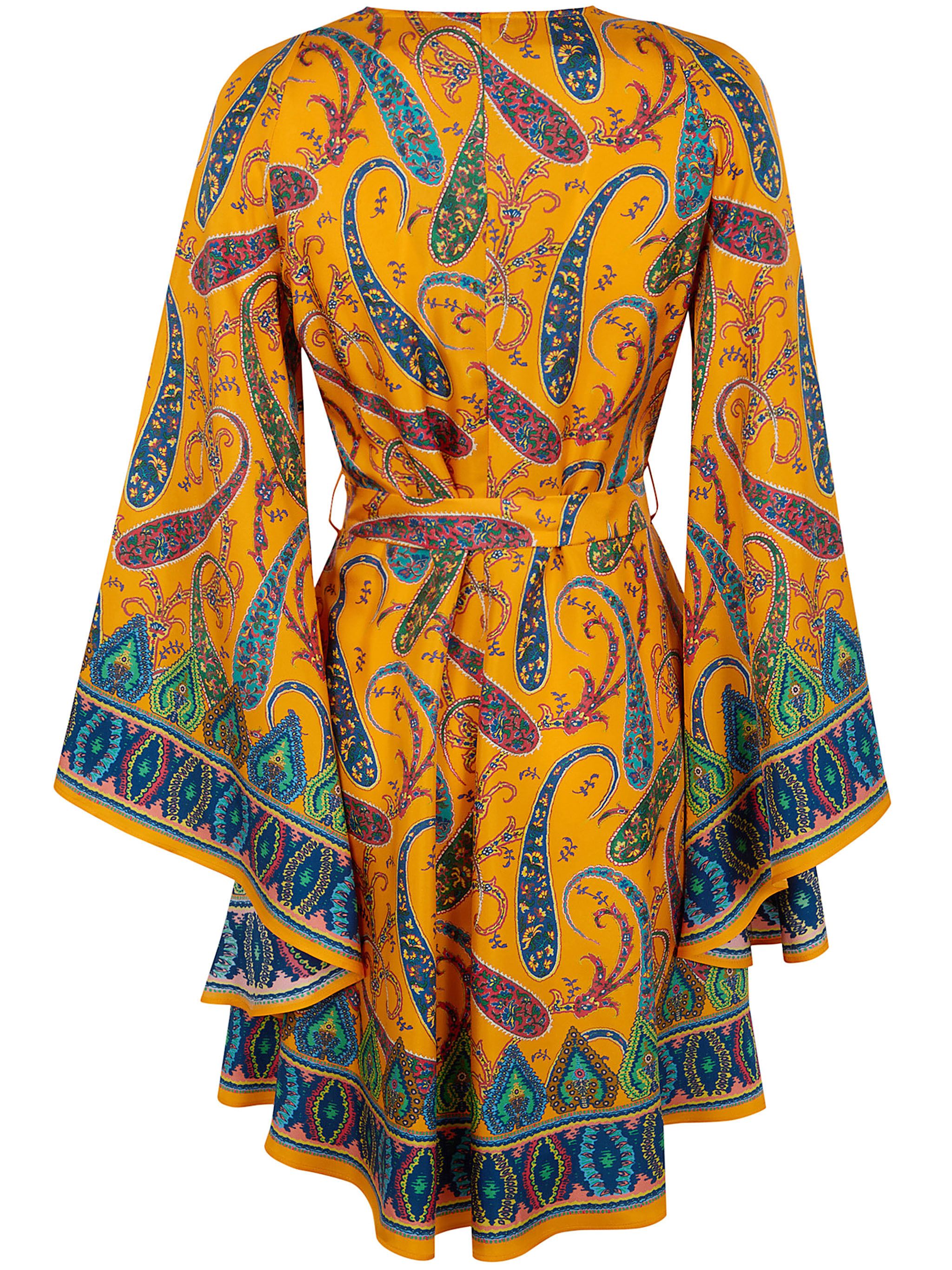 Etro PRINTED MINI DRESS Size M / US 6-8 / IT 42-44 - 2 Thumbnail