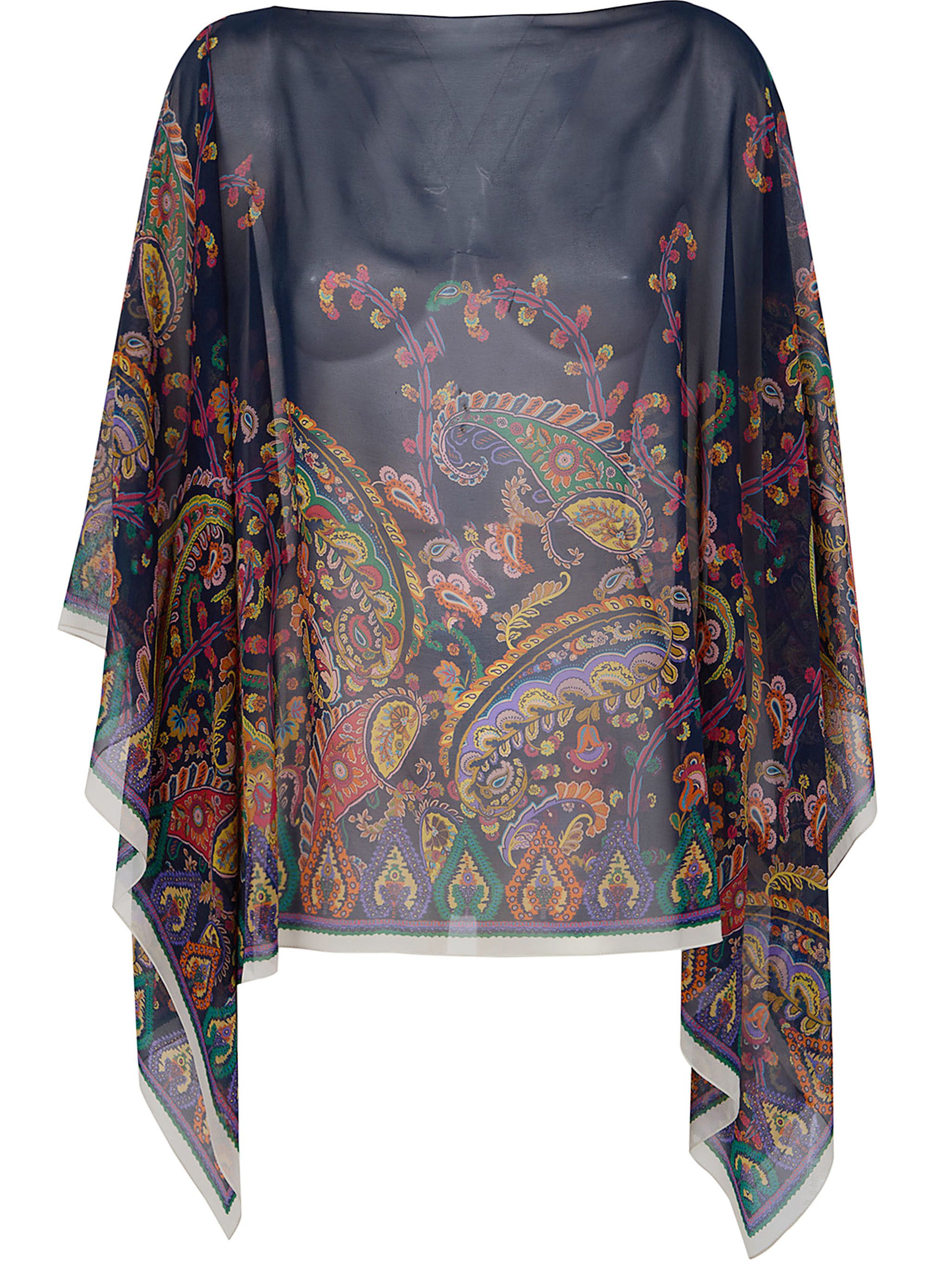 Etro PRINTED SCARF CAPE Size ONE SIZE - 6 Thumbnail