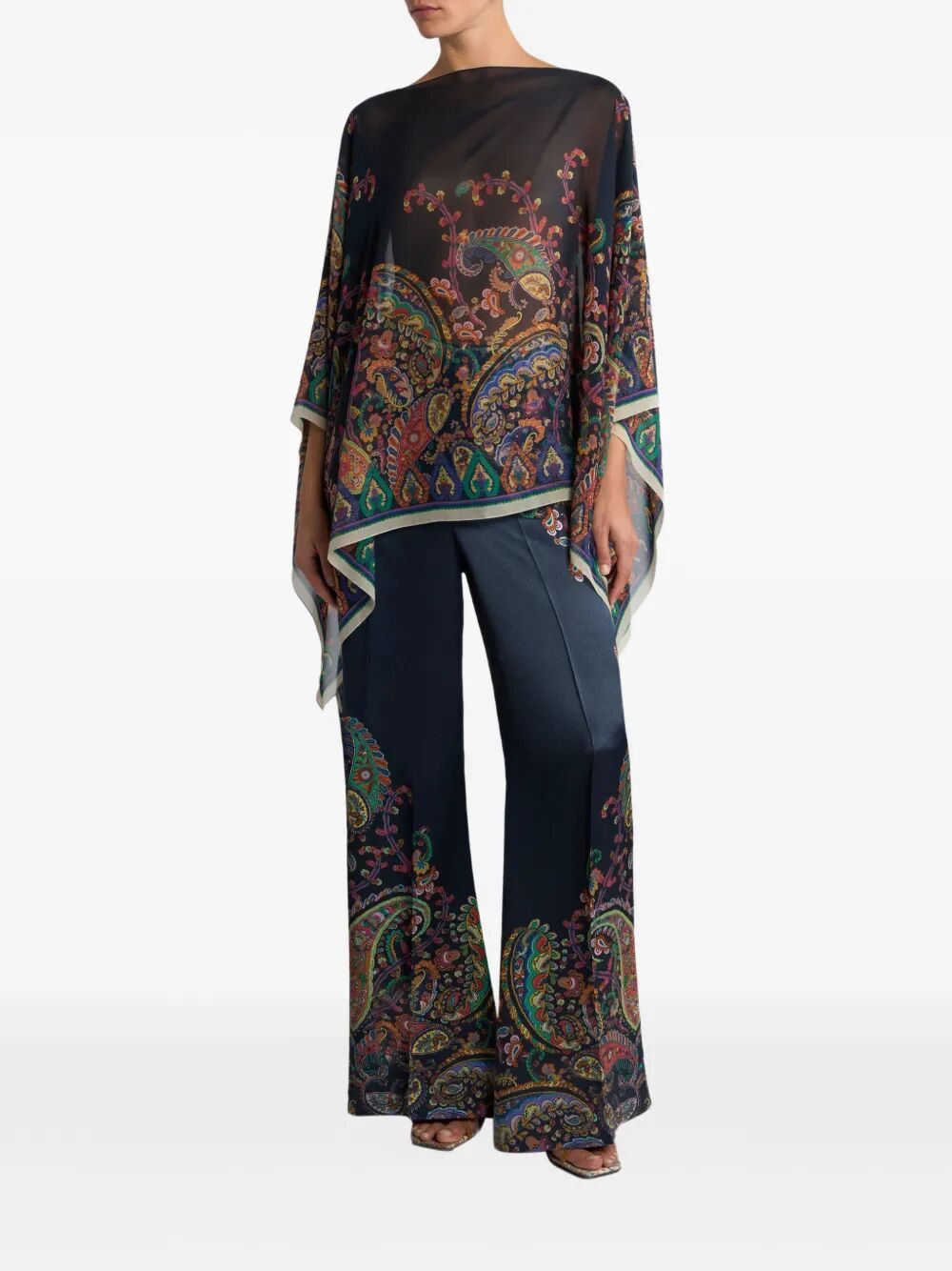 Etro PRINTED SCARF CAPE Size ONE SIZE - 5 Thumbnail