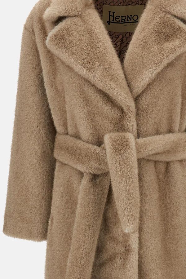 Herno COAT IN SOFT ALTERNATIVE FUR Size M / US 6-8 / IT 42-44 - 4 Thumbnail
