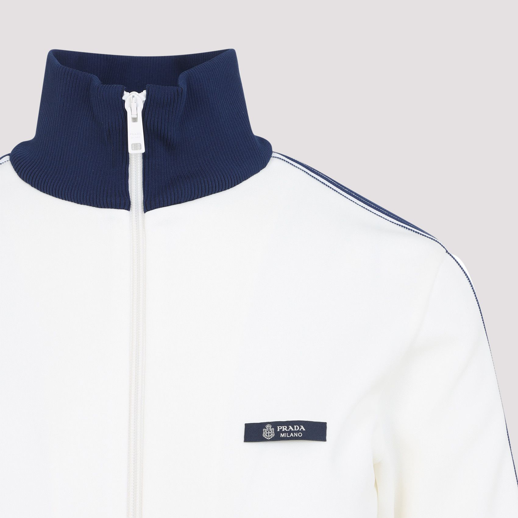 Prada Prada Zip-Up Logo Jacket Size S / US 4 / IT 40 - 3 Thumbnail