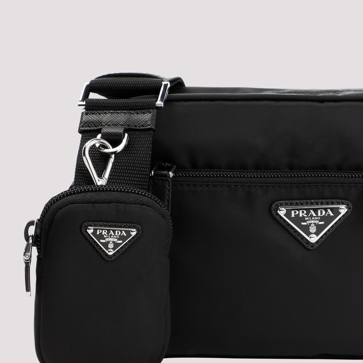 Prada Prada Re-Nylon and leather Shoulder Bag Size ONE SIZE - 4 Thumbnail