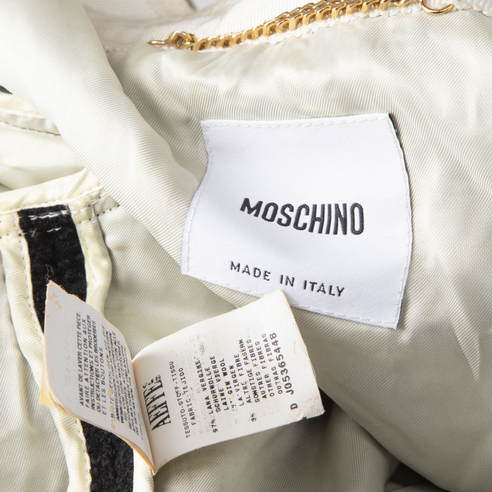 Moschino Black Wool Bow Embellished Detail Jacket Size L / US 10 / IT 46 - 9 Thumbnail