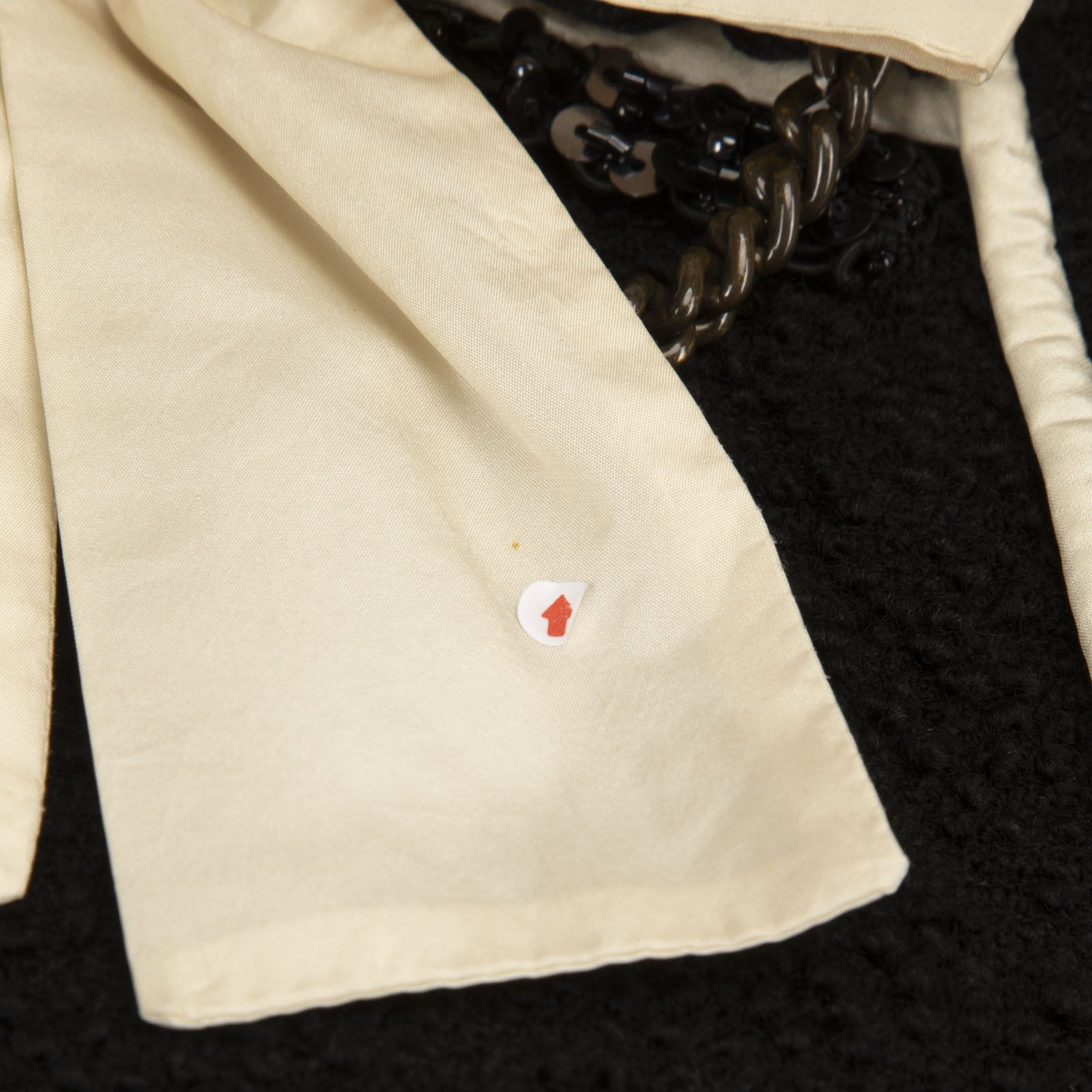 Moschino Black Wool Bow Embellished Detail Jacket Size L / US 10 / IT 46 - 7 Thumbnail