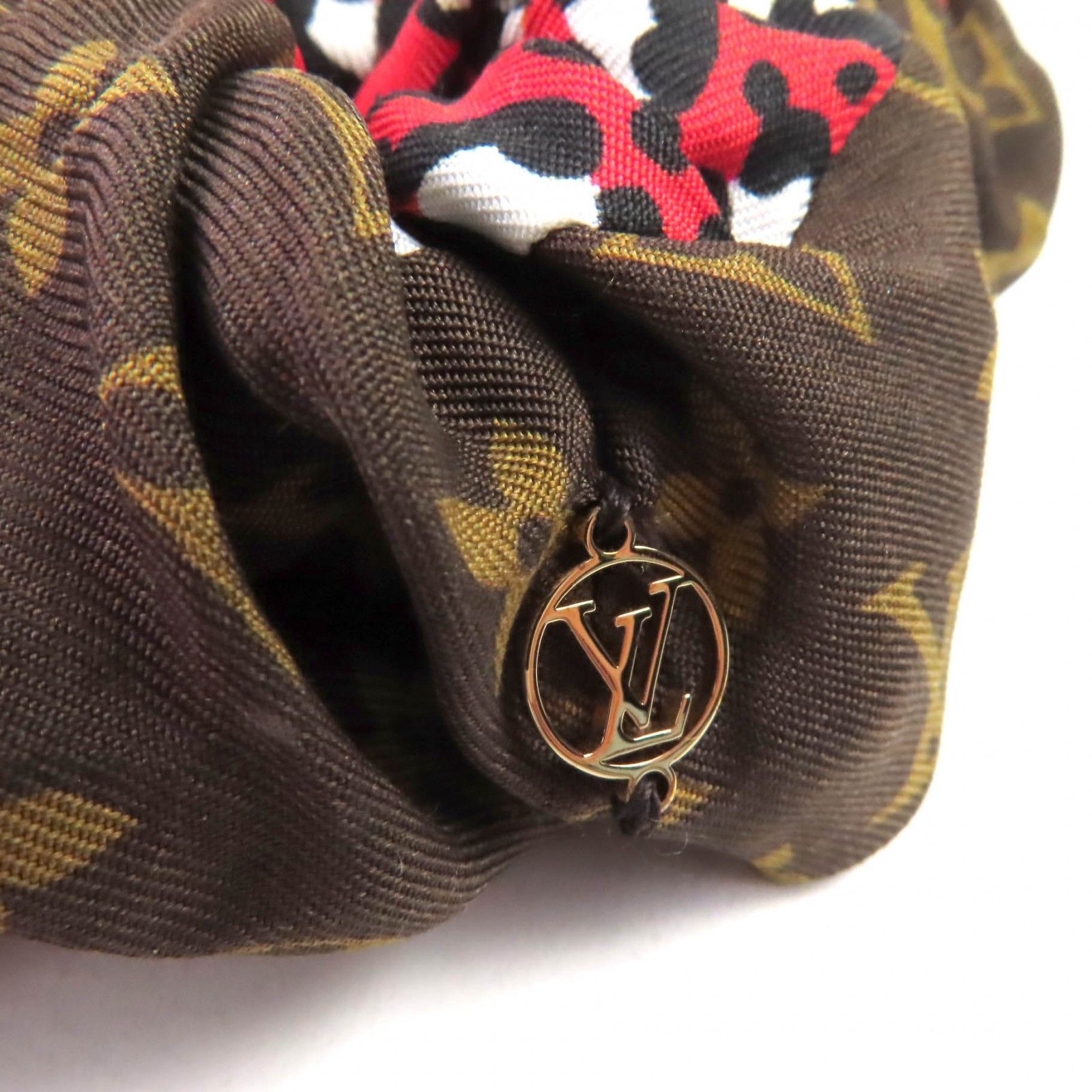 Louis Vuitton Louis Vuitton Louis Vuitton Multi silk Hair Accessory Cotton Other M77011 DUTY FREE for USA Size ONE SIZE - 4 Thumbnail