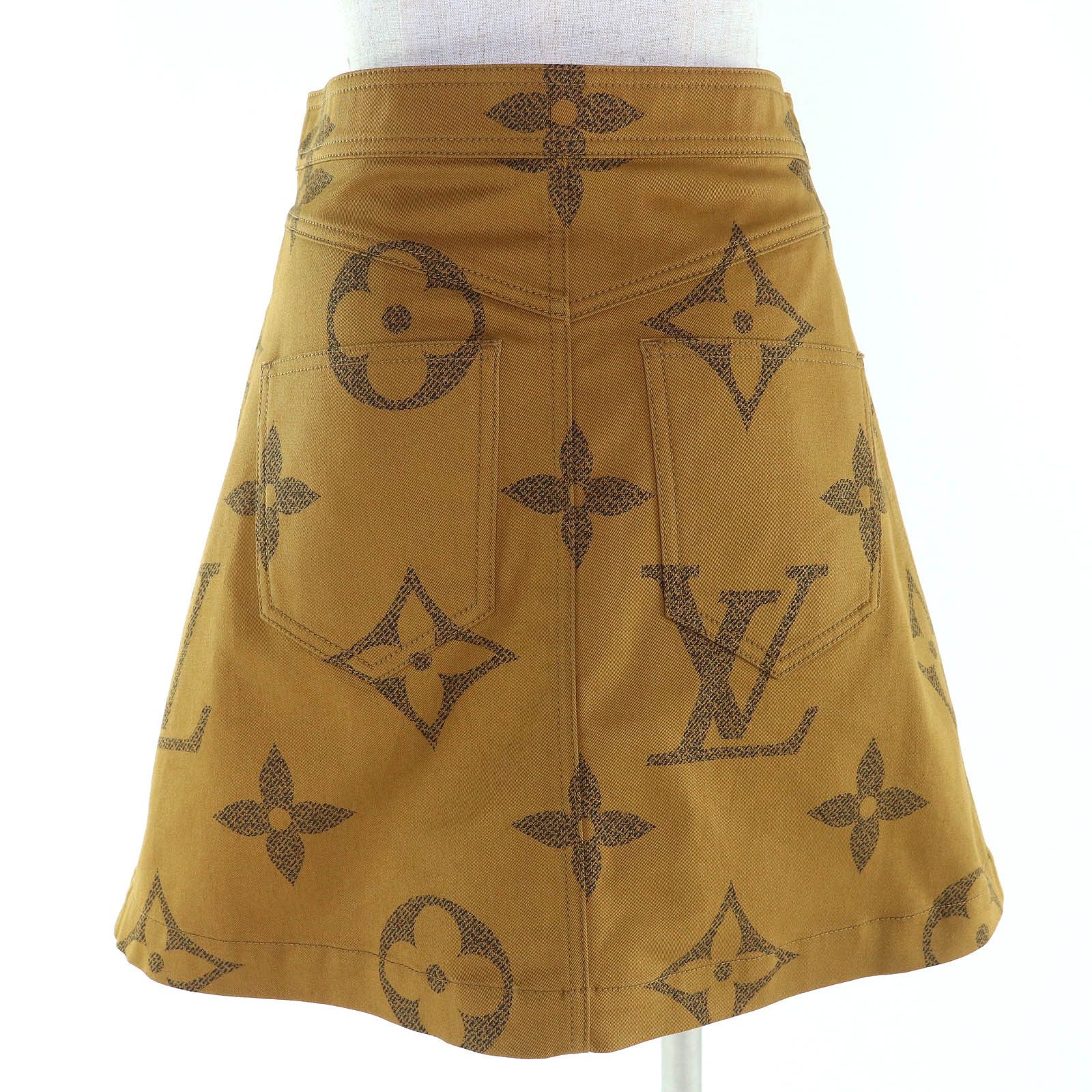 Louis Vuitton Louis Vuitton Louis Vuitton Giant Monogram Skirt Canvas Skirts DUTY FREE for USA Size ONE SIZE - 3 Thumbnail