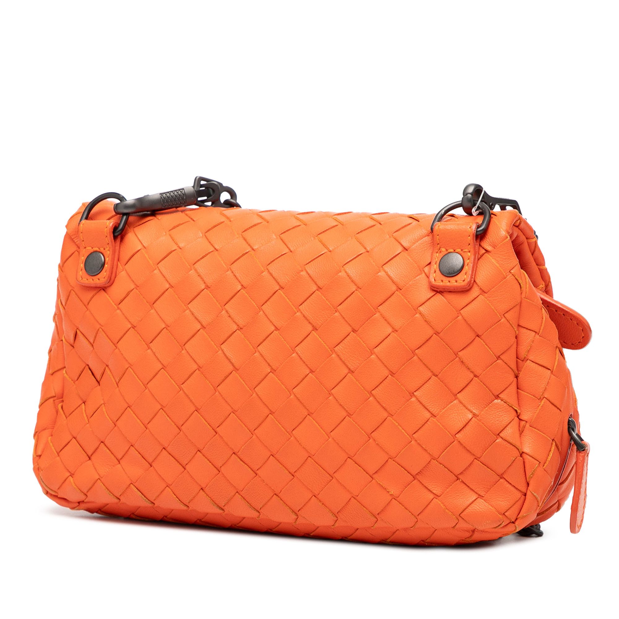 Bottega Veneta Bottega Veneta Mini Nappa Intrecciato Expandable Chain Flap Crossbody Size ONE SIZE - 2 Thumbnail