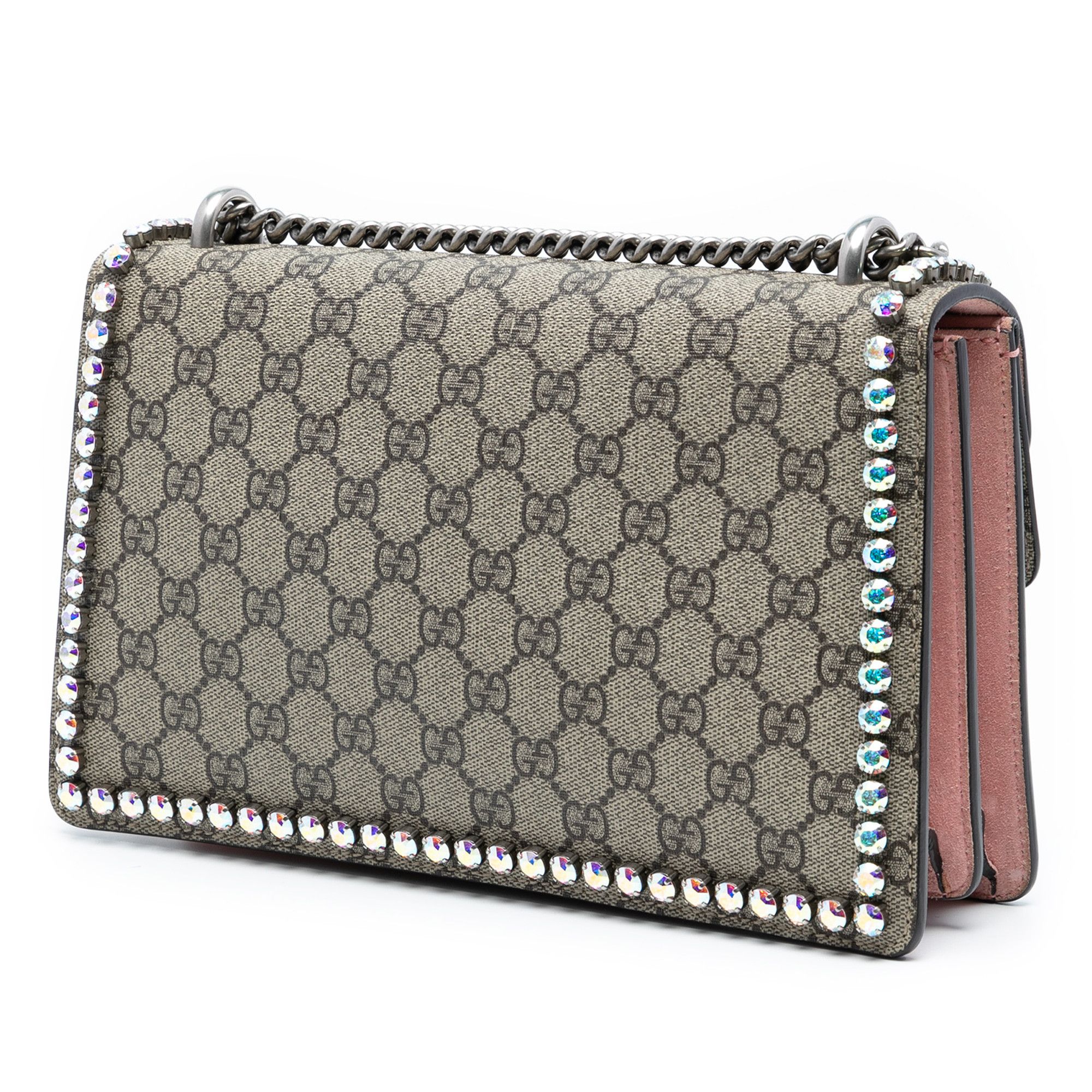 Gucci Gucci Medium GG Supreme Crystal Dionysus Shoulder Bag Size ONE SIZE - 2 Thumbnail