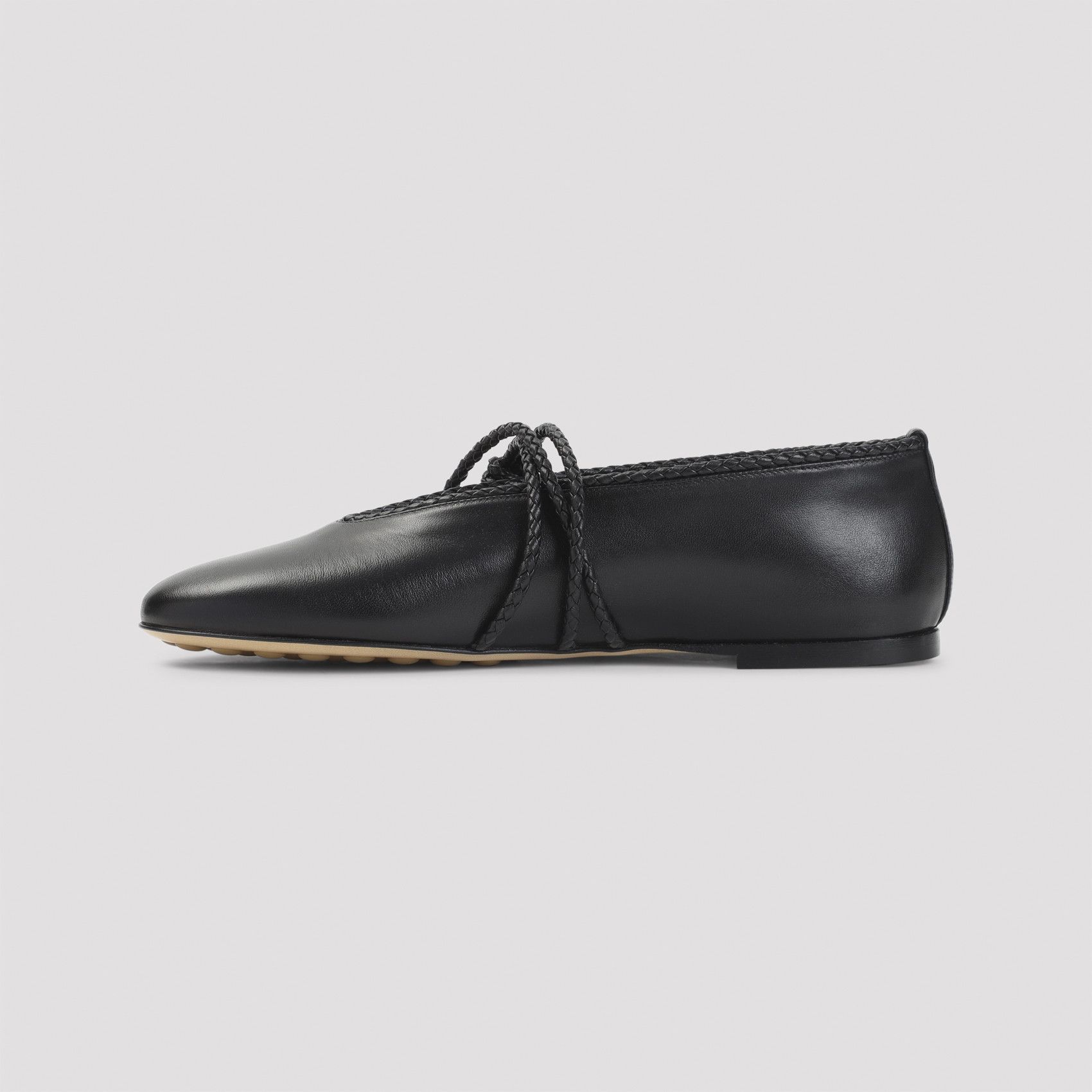 Bottega Veneta Rosa Lamb Leather Ballerinas