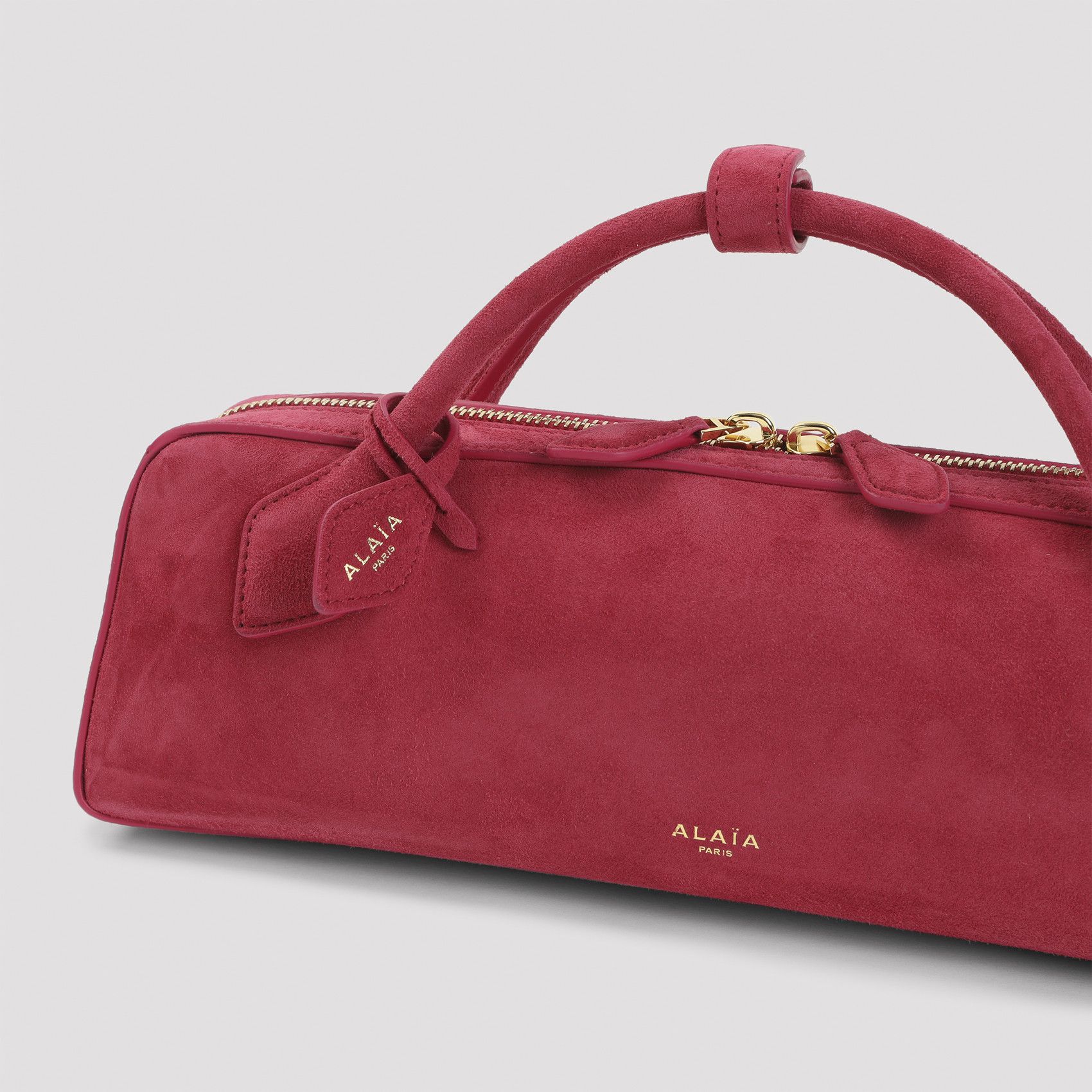 Alaia Alaïa Teckel Suede Clutch Size ONE SIZE - 3 Thumbnail
