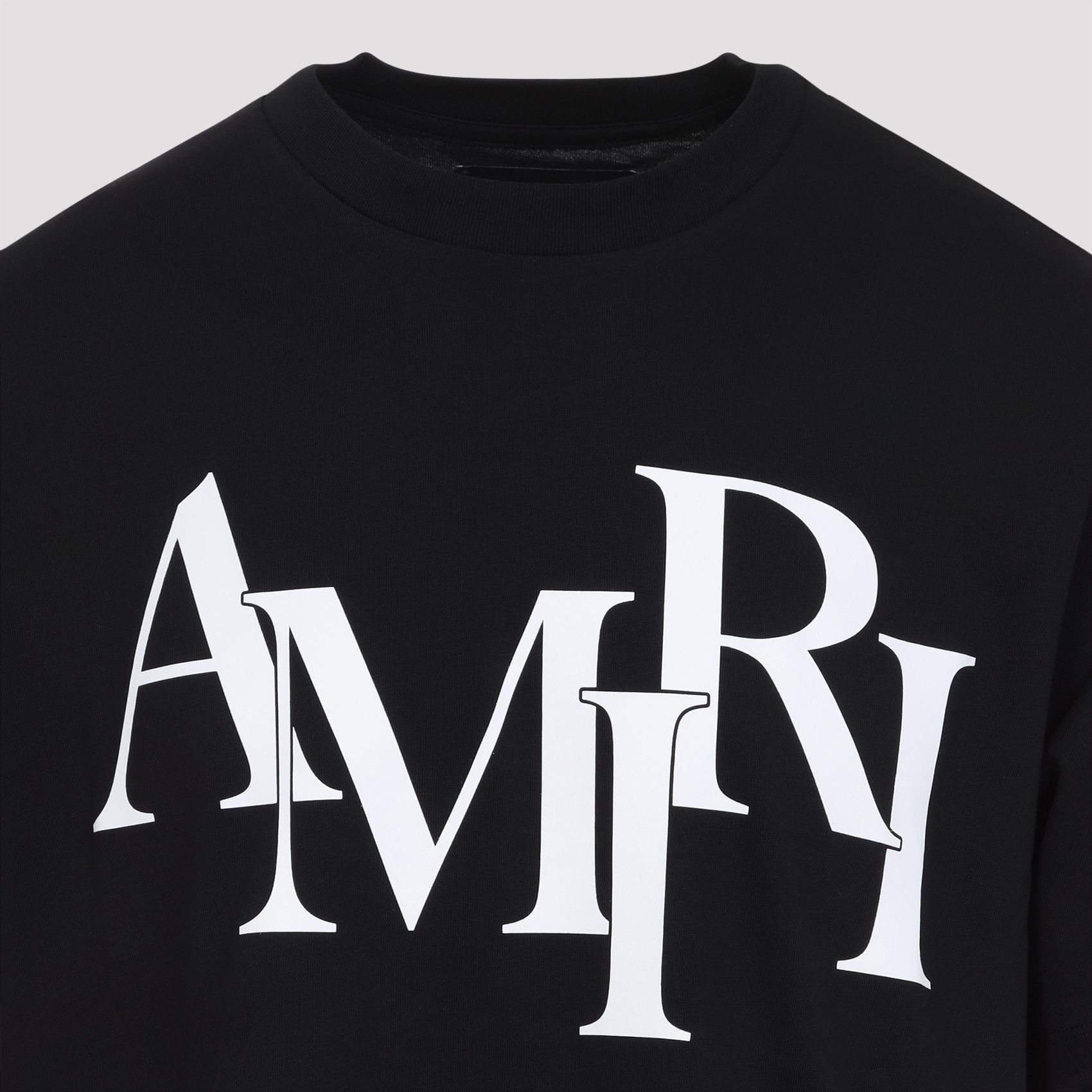 Amiri Amiri Cotton Staggered Logo T-Shirt Size US L / EU 52-54 / 3 - 3 Thumbnail