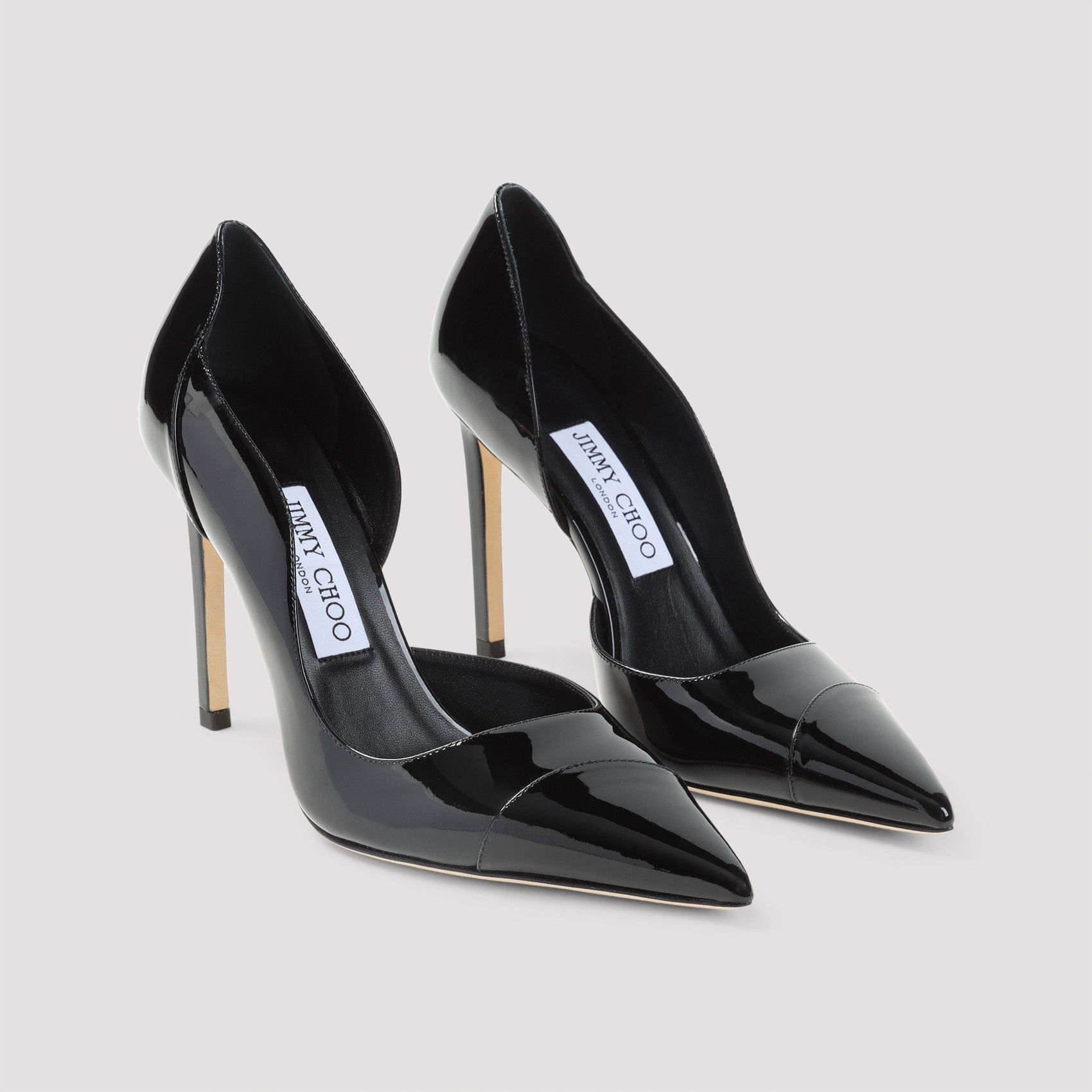 Jimmy Choo Jimmy Choo Brigitte 100 Patent Leather Pumps Size US 9.5 / IT 39.5 - 3 Thumbnail