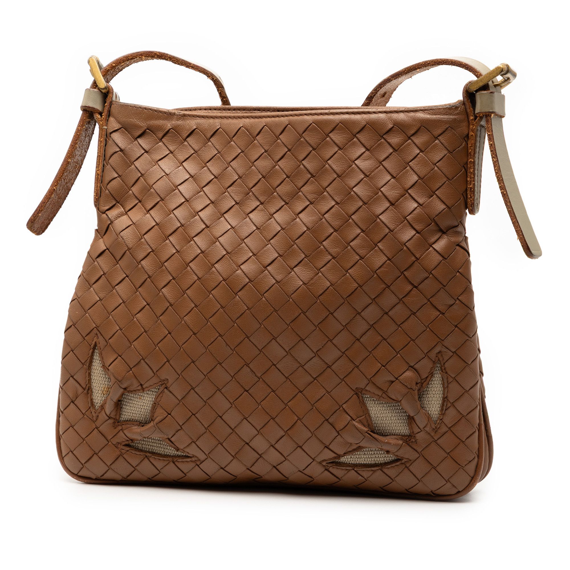Bottega Veneta Bottega Veneta Nappa Intrecciato Cutwork Crossbody Size ONE SIZE - 2 Thumbnail