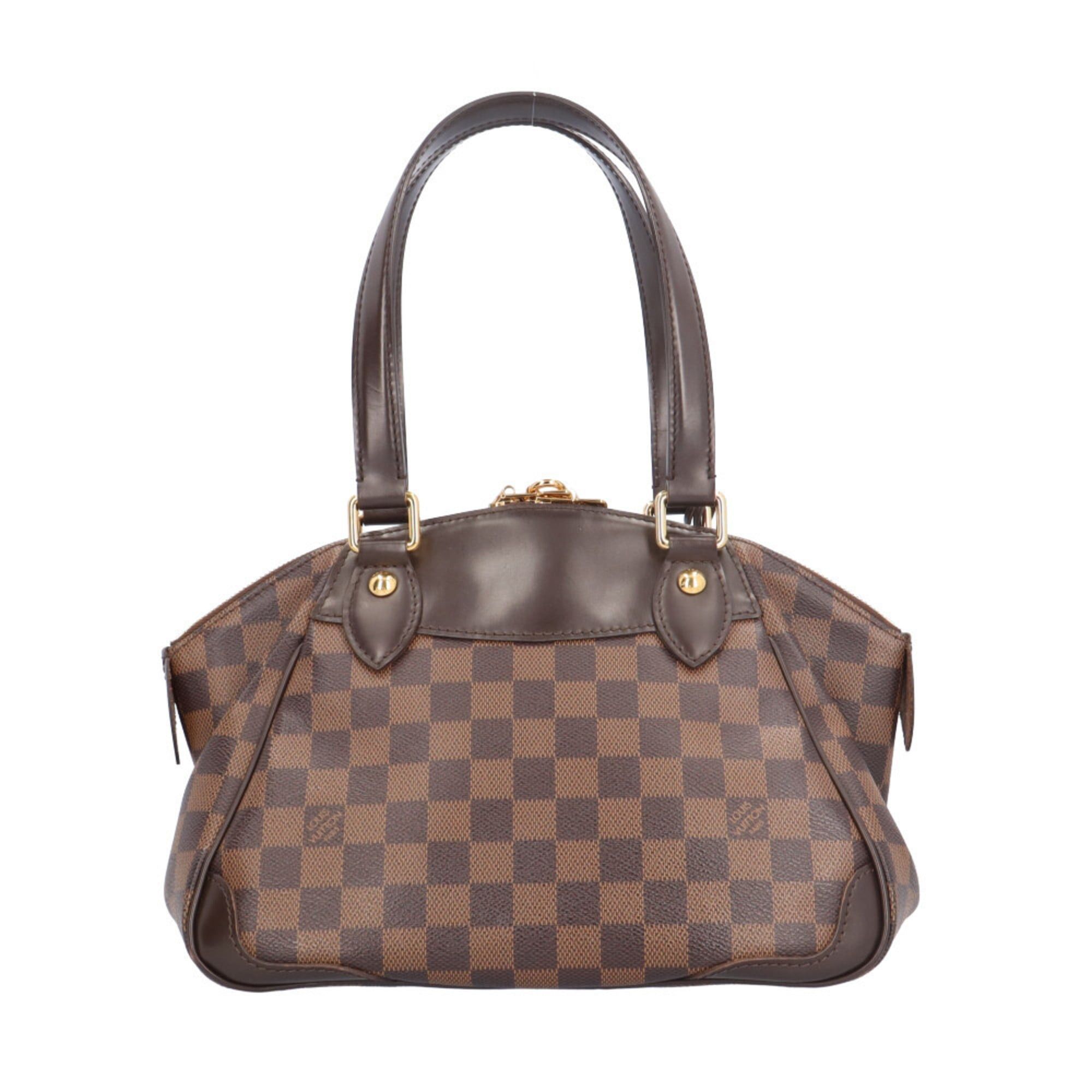 Louis Vuitton Louis Vuitton Verona PM Damier Handbag, Canvas N41117, Brown, Women's, LOUIS VUITTON Size ONE SIZE - 3 Thumbnail