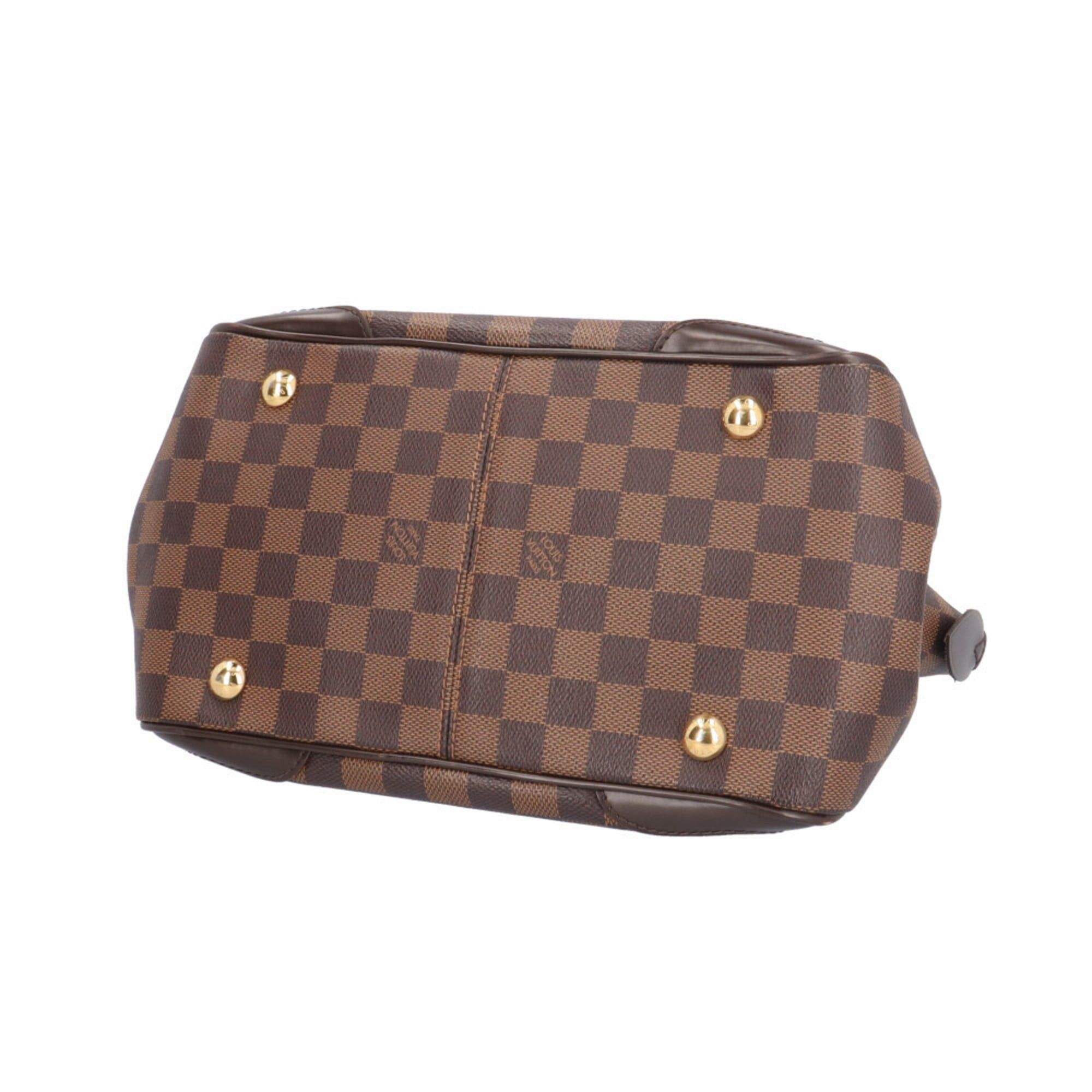 Louis Vuitton Louis Vuitton Verona PM Damier Handbag, Canvas N41117, Brown, Women's, LOUIS VUITTON Size ONE SIZE - 5 Thumbnail