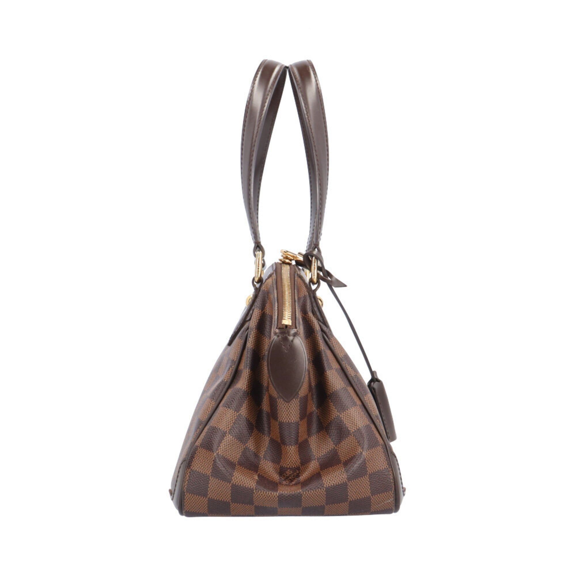 Louis Vuitton Louis Vuitton Verona PM Damier Handbag, Canvas N41117, Brown, Women's, LOUIS VUITTON Size ONE SIZE - 4 Thumbnail