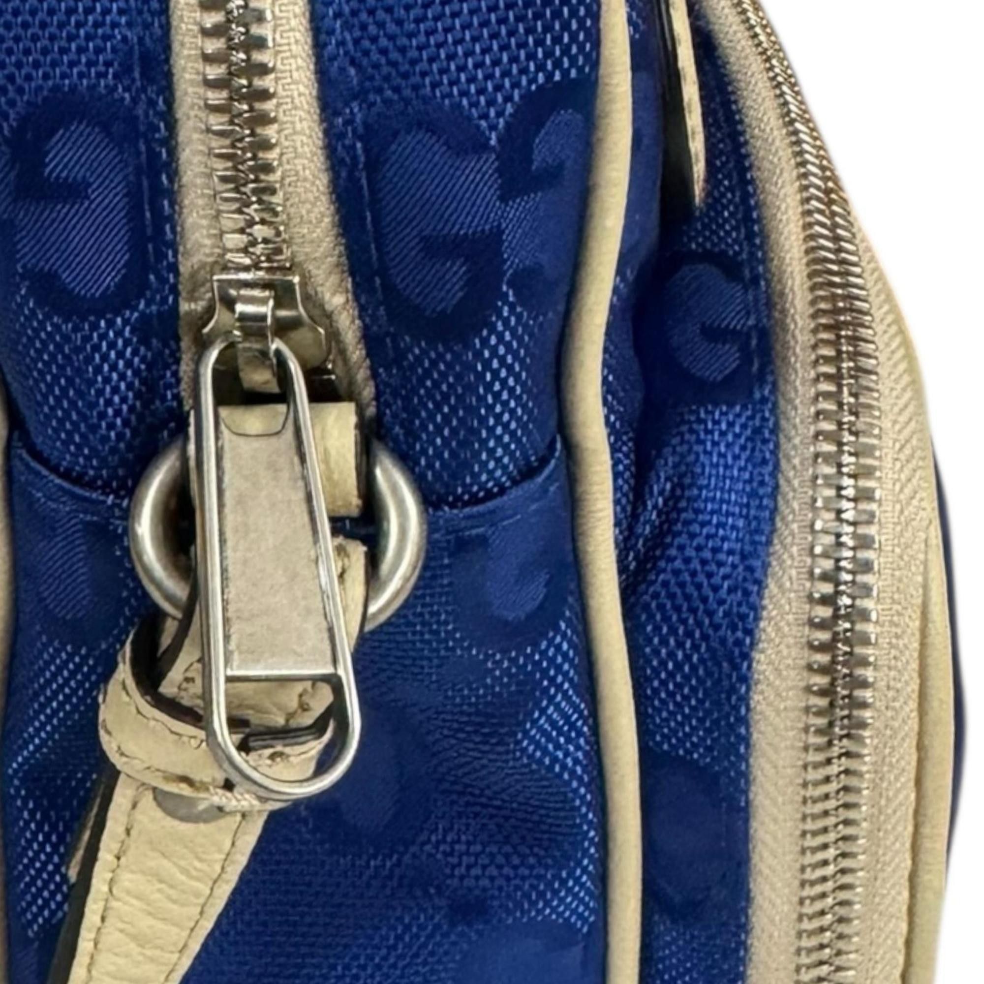 Gucci Gucci Ob the Grid Shoulder Bag, Nylon 625850, Blue, Unisex, GUCCI 2-Way Size ONE SIZE - 8 Thumbnail