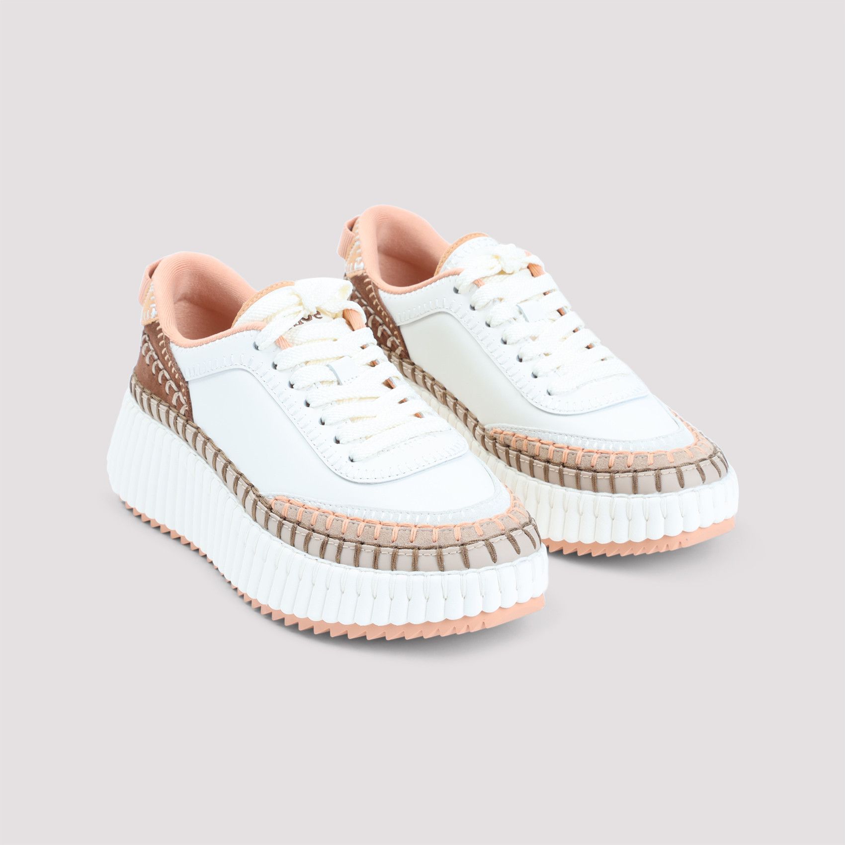 Chloe Chloe Nama Sneakers Size US 7 / IT 37 - 3 Thumbnail