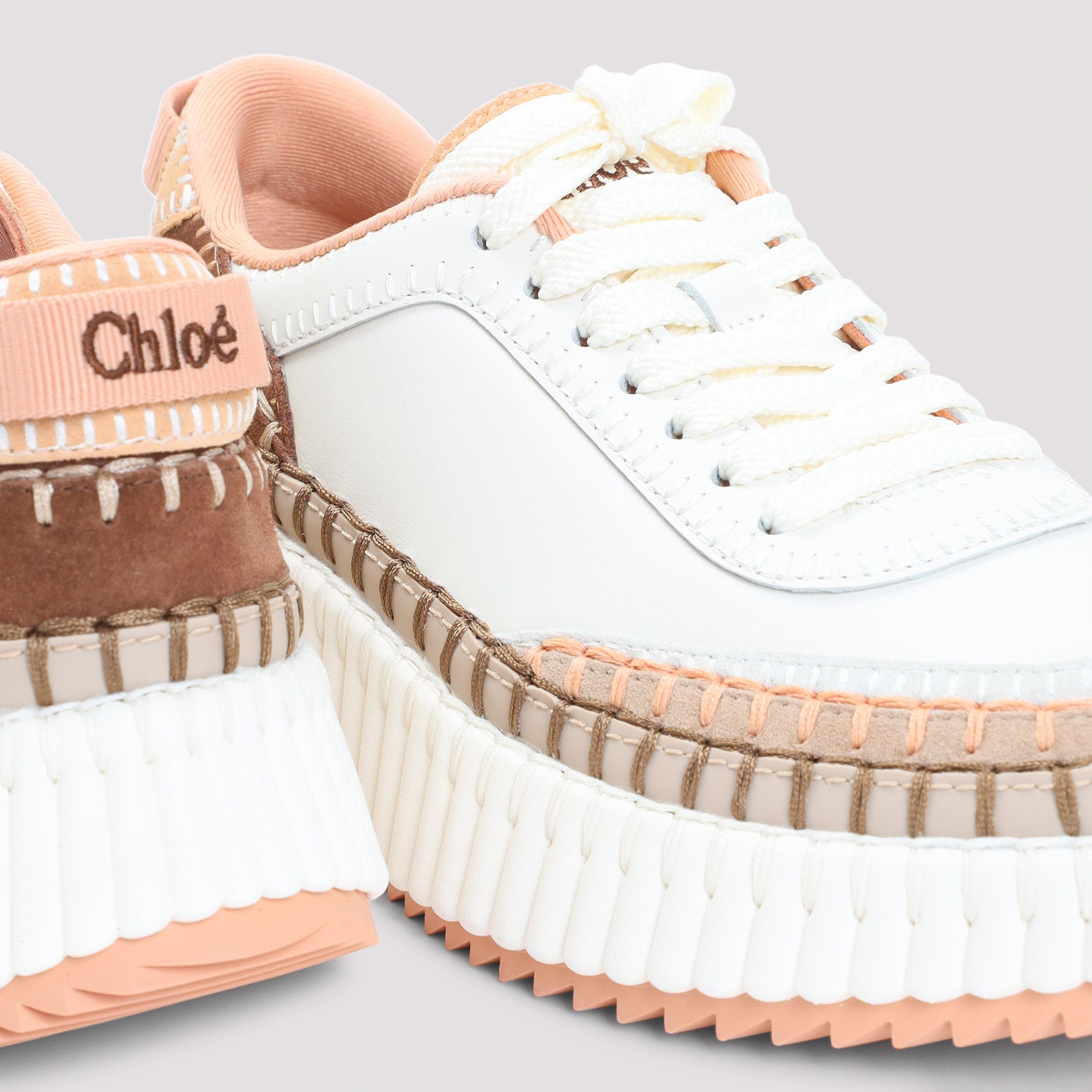 Chloe Chloe Nama Sneakers Size US 7 / IT 37 - 4 Thumbnail