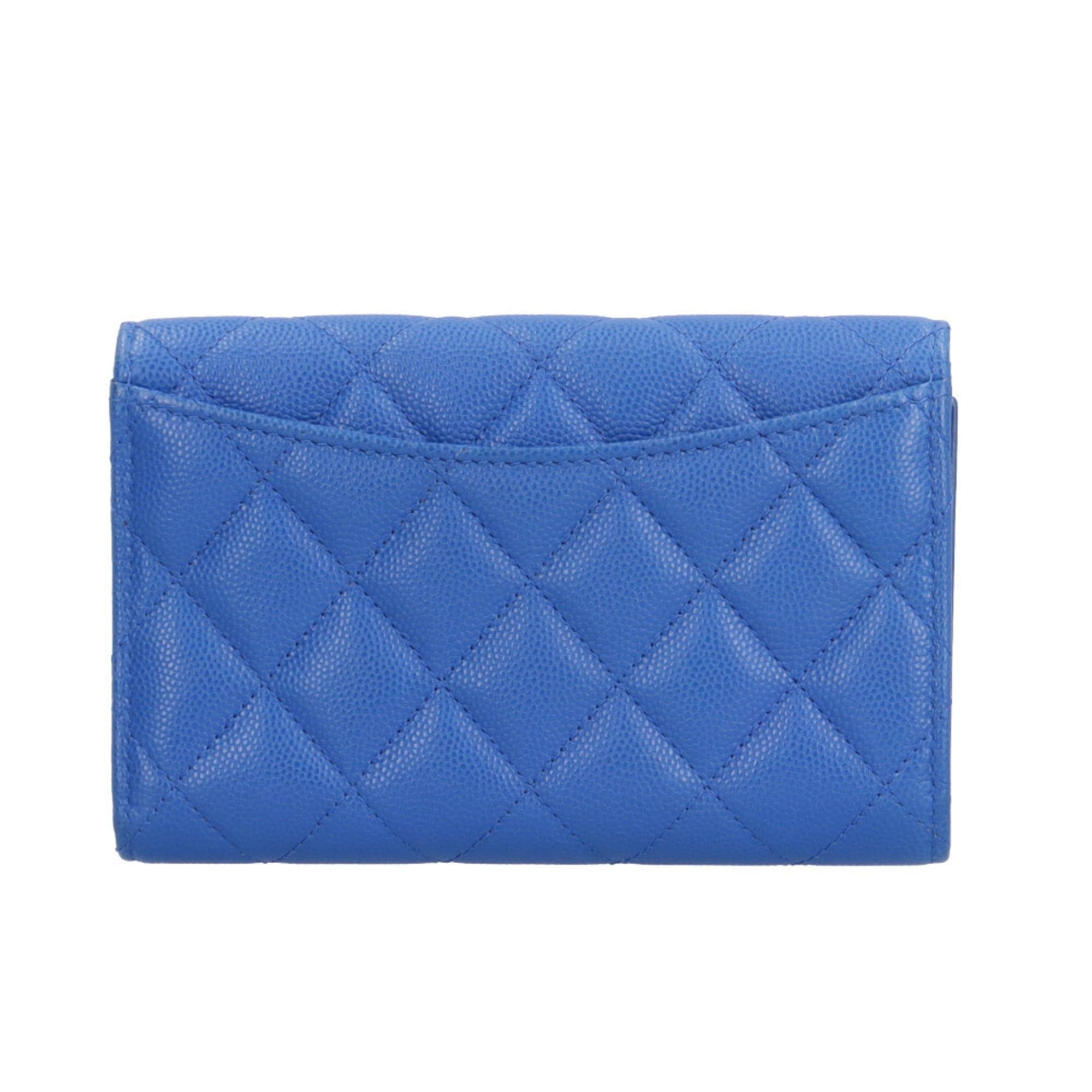 Chanel CHANEL Matelasse Tri-fold Wallet in Caviar Leather AP0232 for Women Size ONE SIZE - 2 Thumbnail