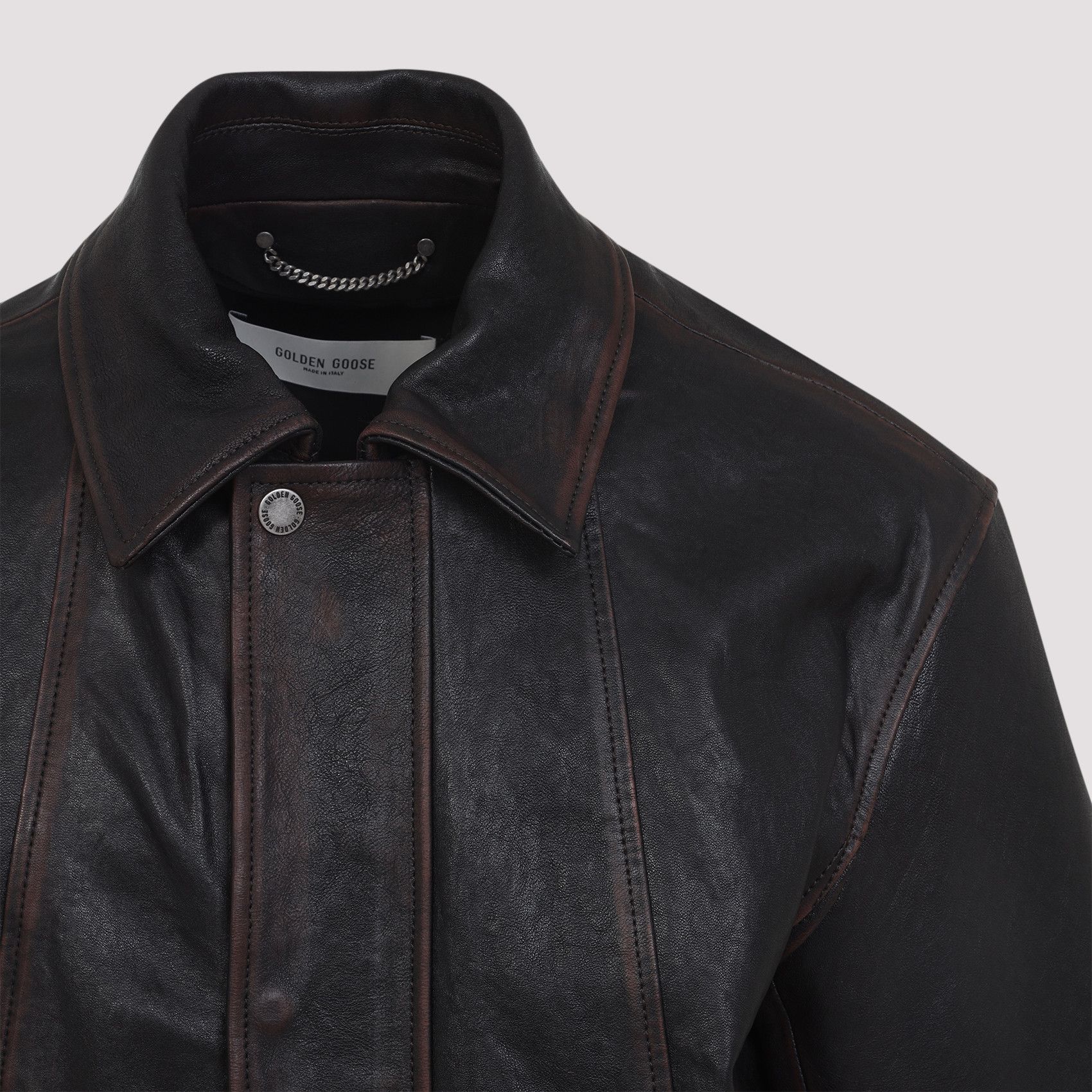 Golden Goose Golden Goose Prince Nappa Leather Bomber Jacket Size US M / EU 48-50 / 2 - 4 Thumbnail