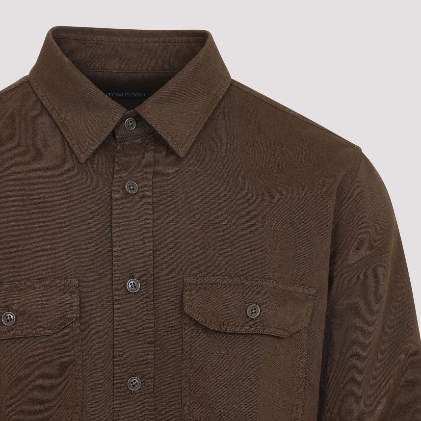 Tom Ford Tom Ford Military Shirt Size US L / EU 52-54 / 3 - 3 Thumbnail