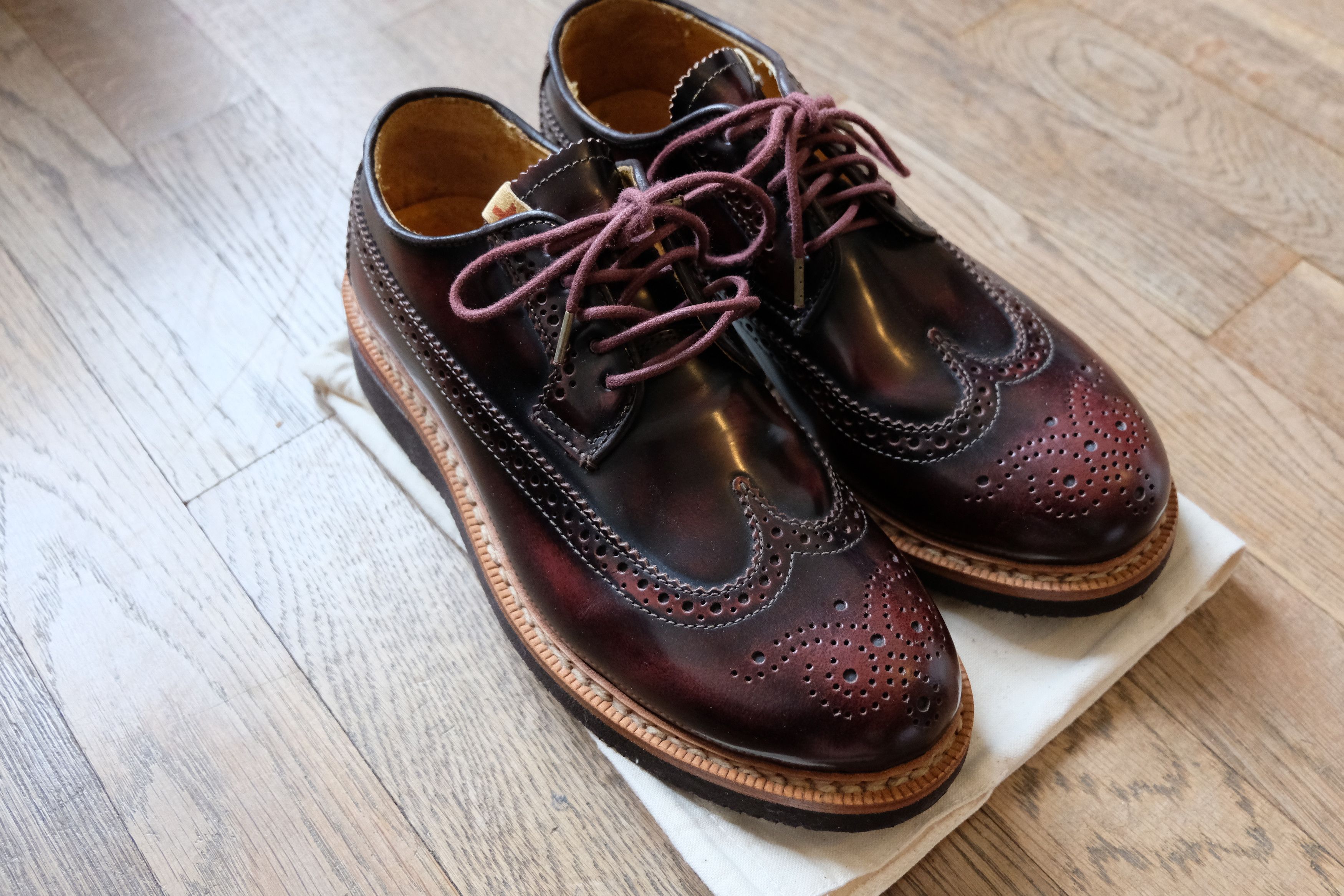 Visvim Visvim - Patrician WT Folk Burgundy - Size 8US | Grailed