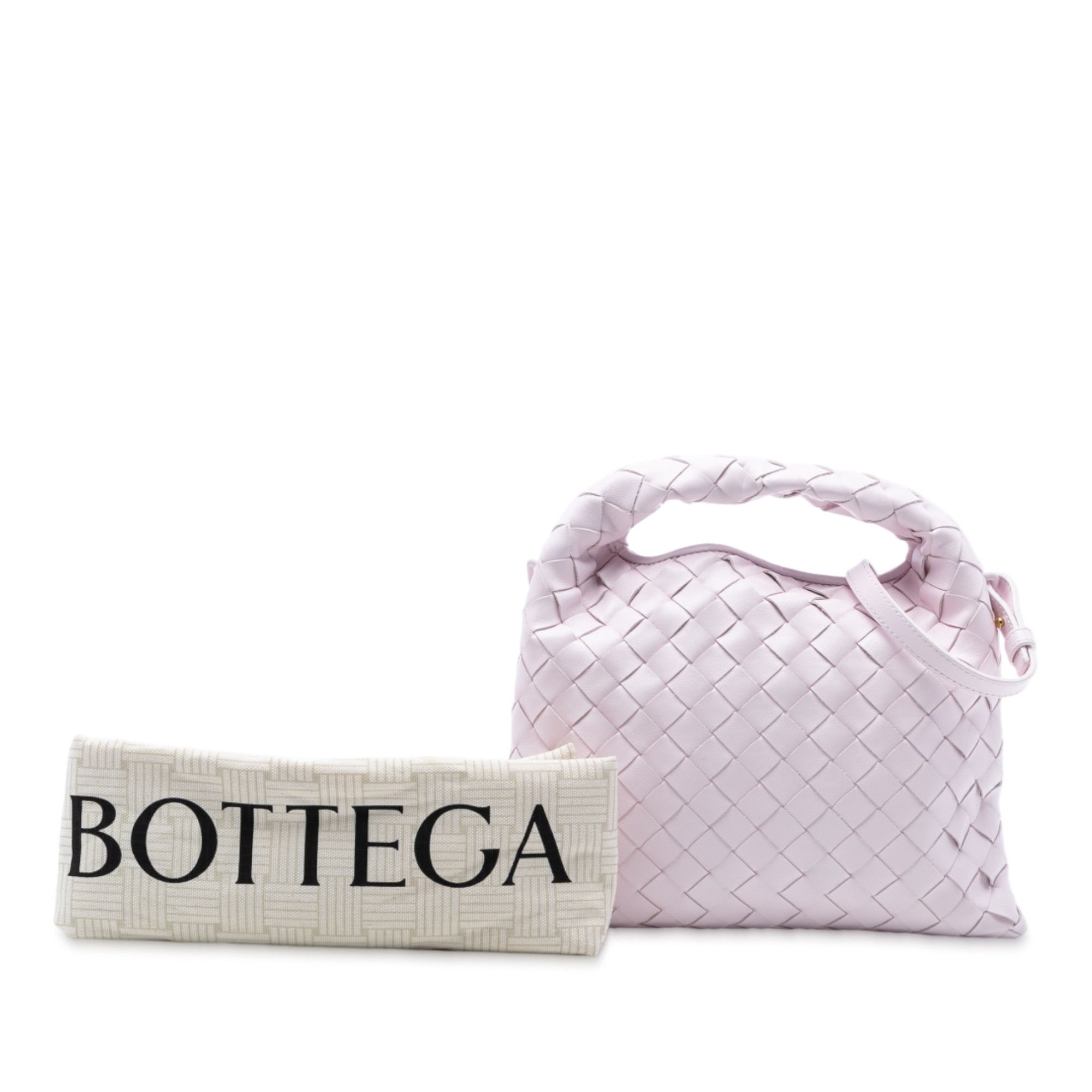 Bottega Veneta Bottega Veneta Mini Calfskin Intrecciato Hop Satchel Size ONE SIZE - 8 Thumbnail