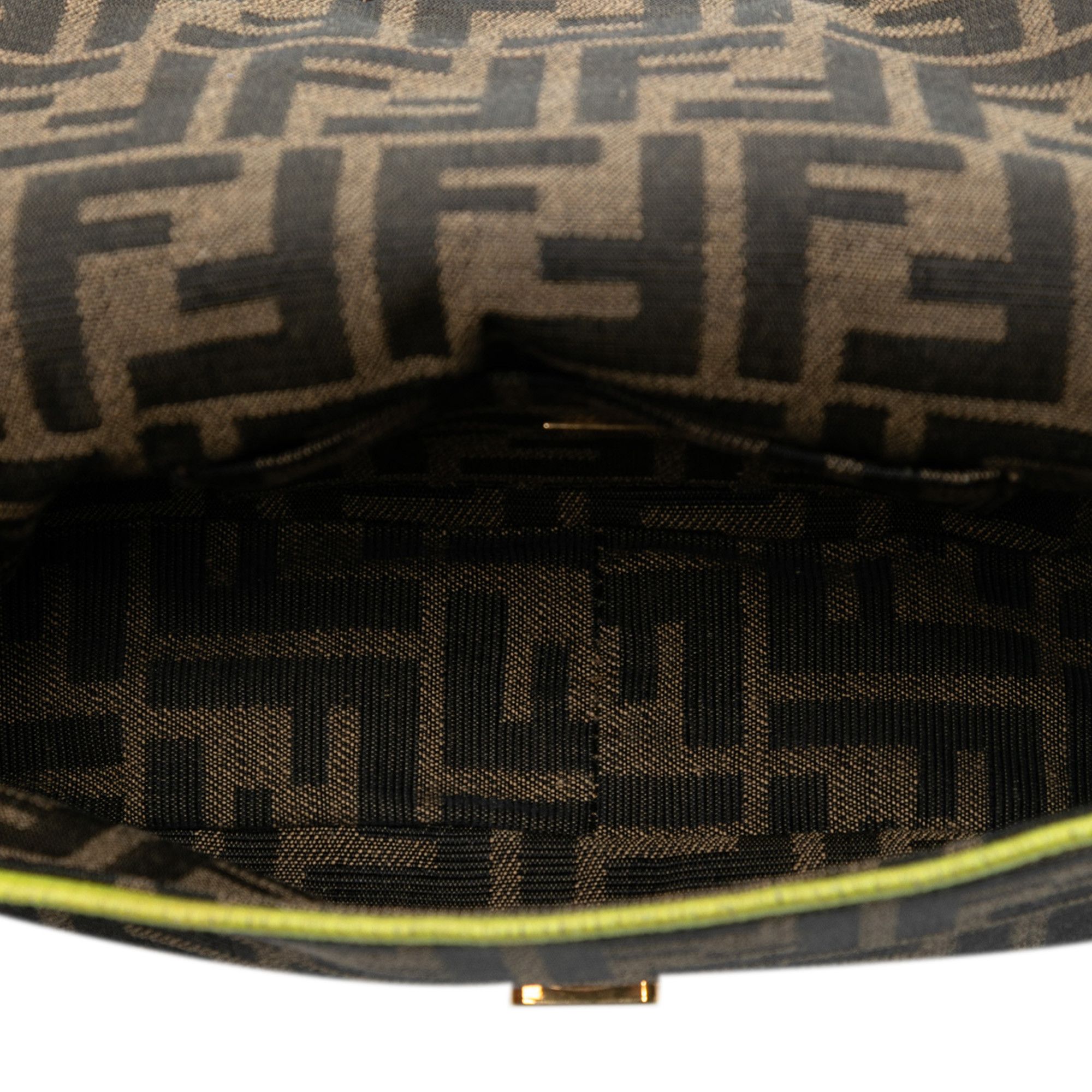 Fendi Fendi Mini Zucca Canvas 1974 Roma Amor Baguette Crossbody Size ONE SIZE - 4 Thumbnail