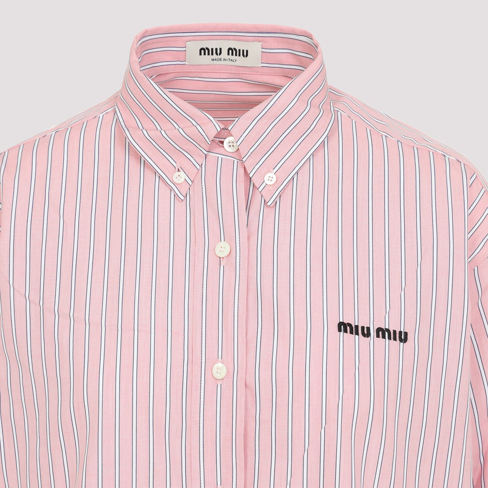 Miu Miu Miu Miu Cotton Shirt Size M / US 6-8 / IT 42-44 - 3 Thumbnail