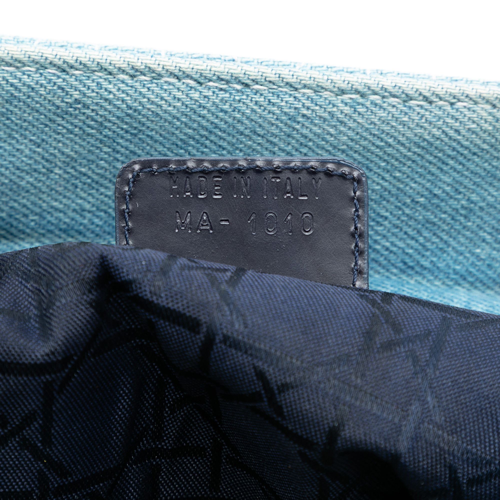 Dior Dior Large Denim Cannage Acrylic Handles Lady Dior Size ONE SIZE - 5 Thumbnail