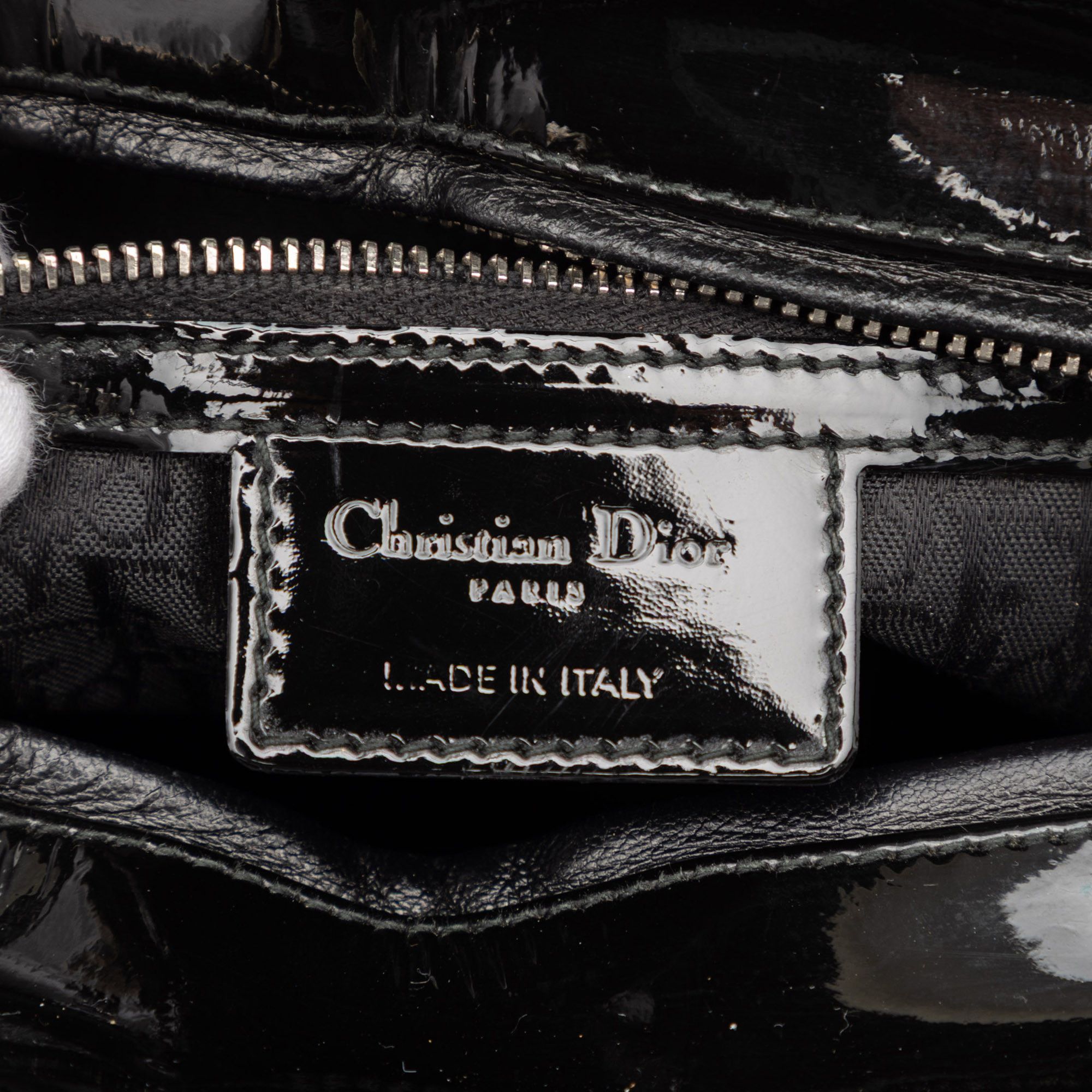 Dior Dior Large Patent Cannage Lady Dior Size ONE SIZE - 5 Thumbnail