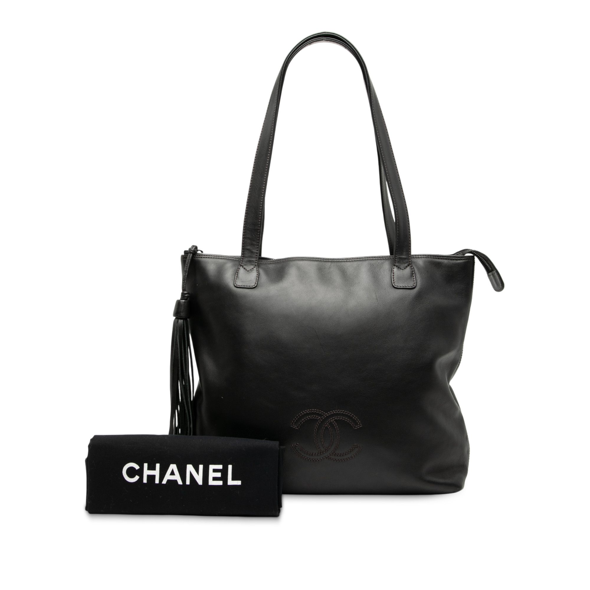 Chanel Chanel CC Lambskin Tassel Tote Size ONE SIZE - 8 Thumbnail