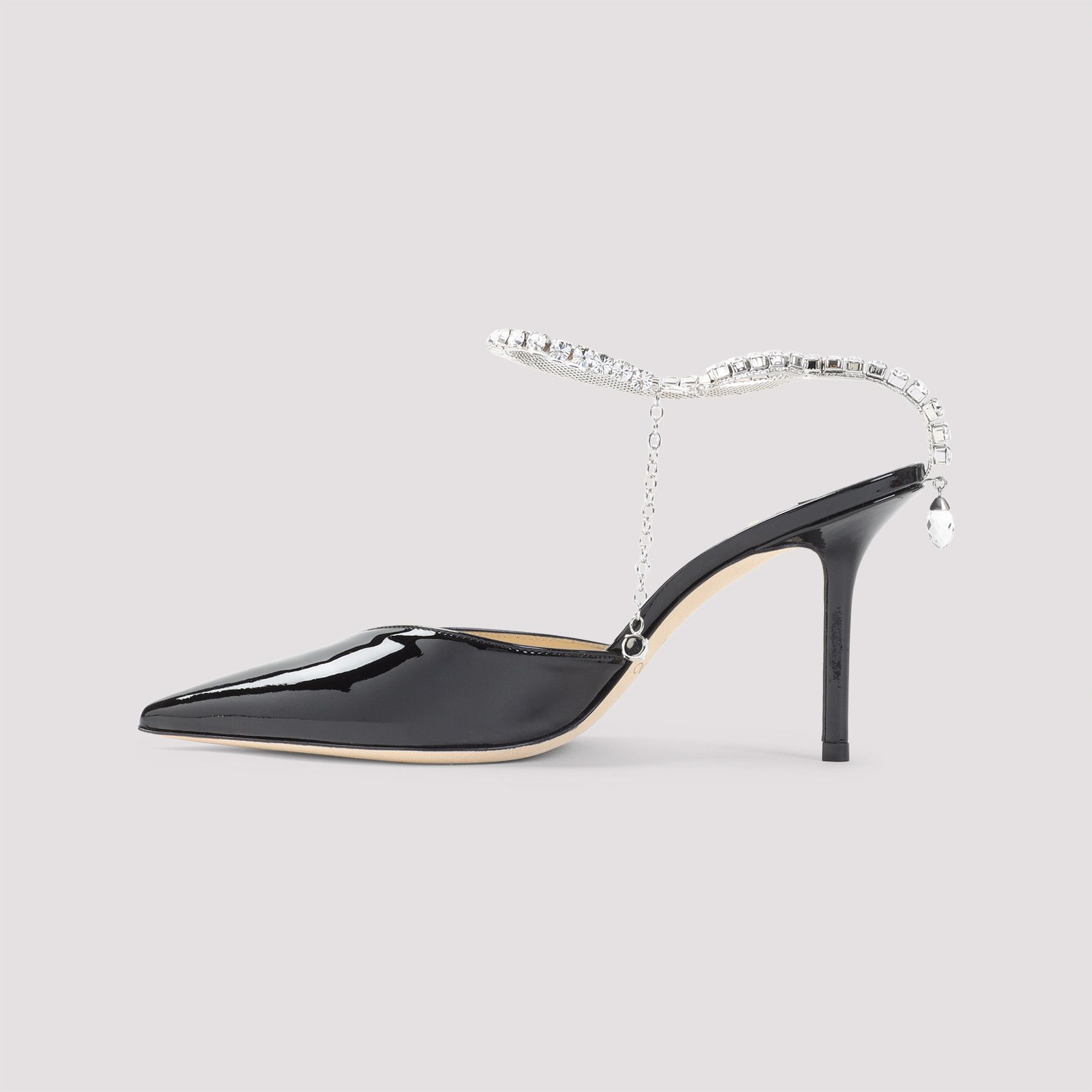 Jimmy Choo Jimmy Choo Saeda 85 Patent Leather Pumps Size US 7 / IT 37 - 2 Thumbnail