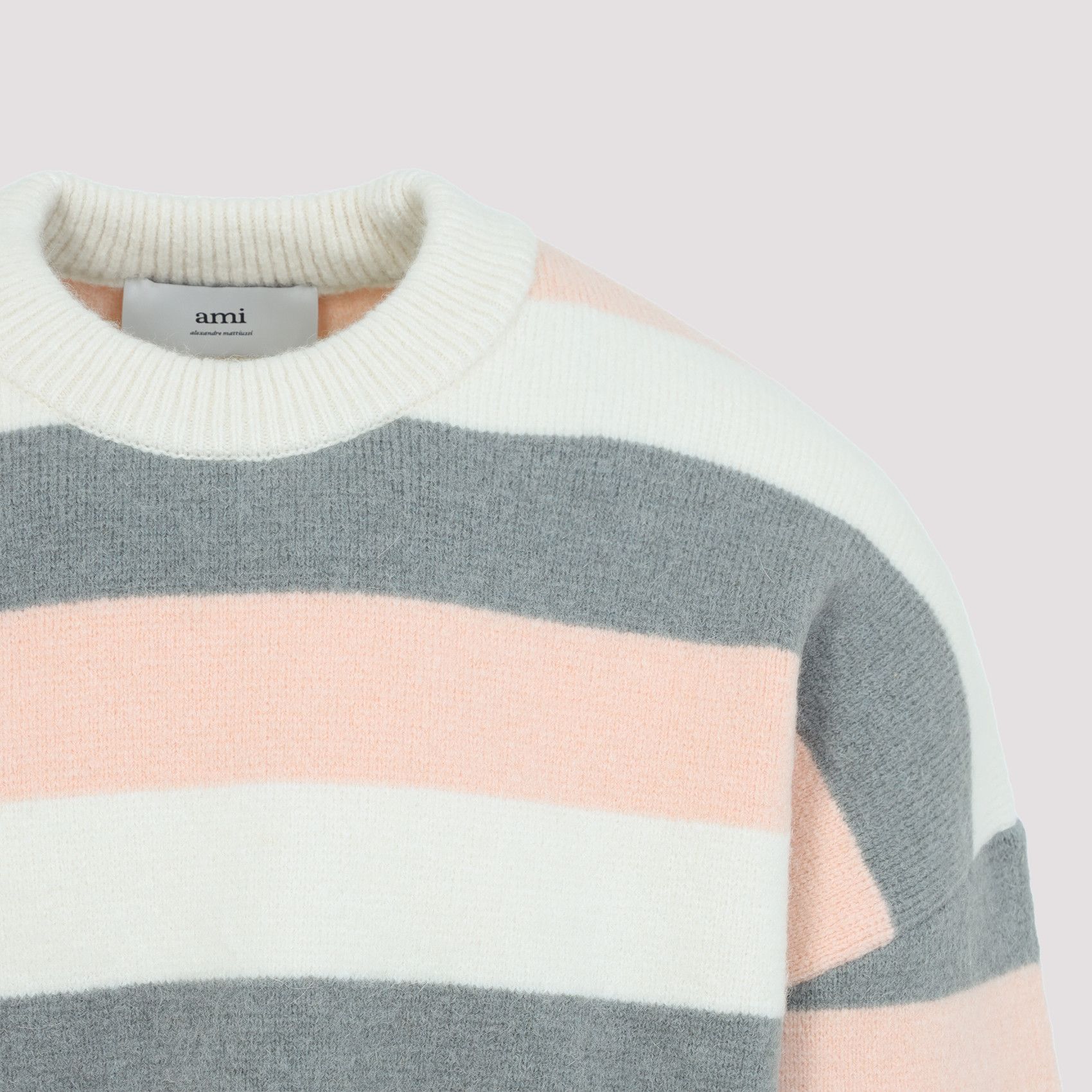 AMI Ami Striped Crewneck Sweater Size US M / EU 48-50 / 2 - 3 Thumbnail