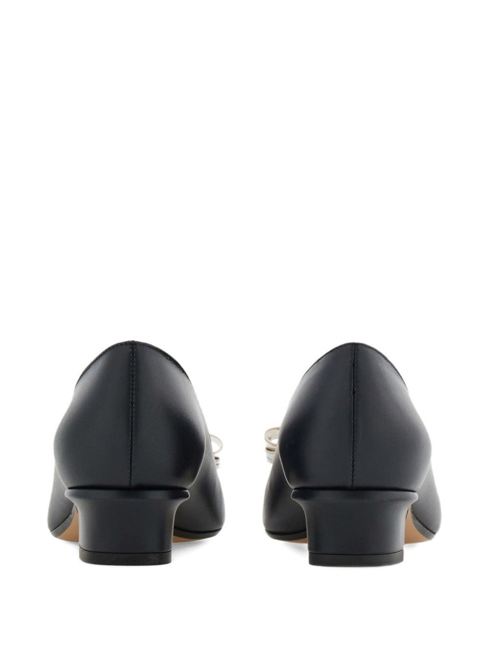 Salvatore Ferragamo VARA LEATHER PUMPS Size US 8.5 / IT 38.5 - 2 Thumbnail