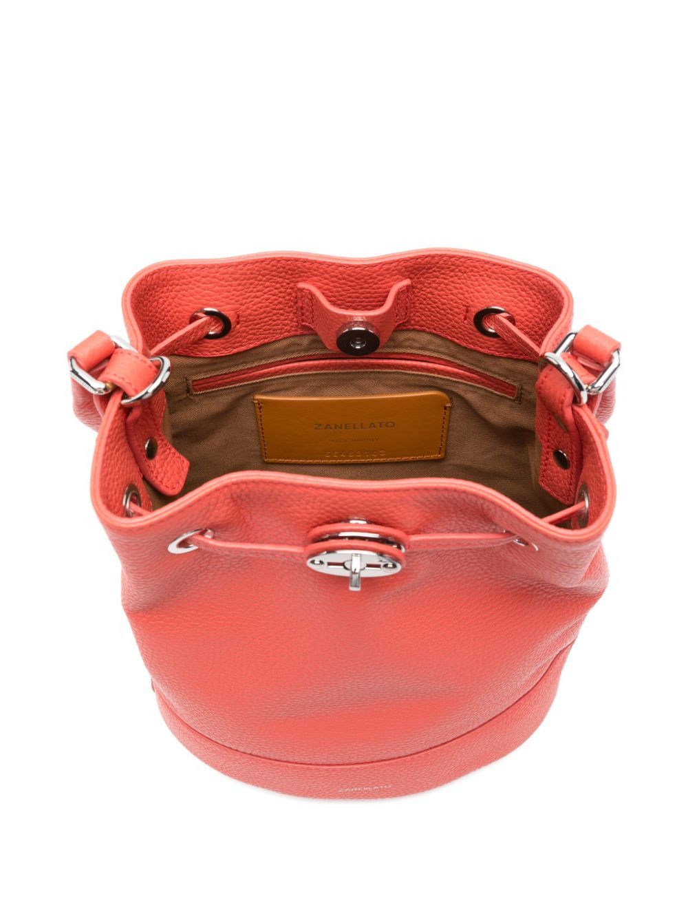 Zanellato MONDA' DAILY SMALL LEATHER BUCKET BAG Size ONE SIZE - 4 Thumbnail
