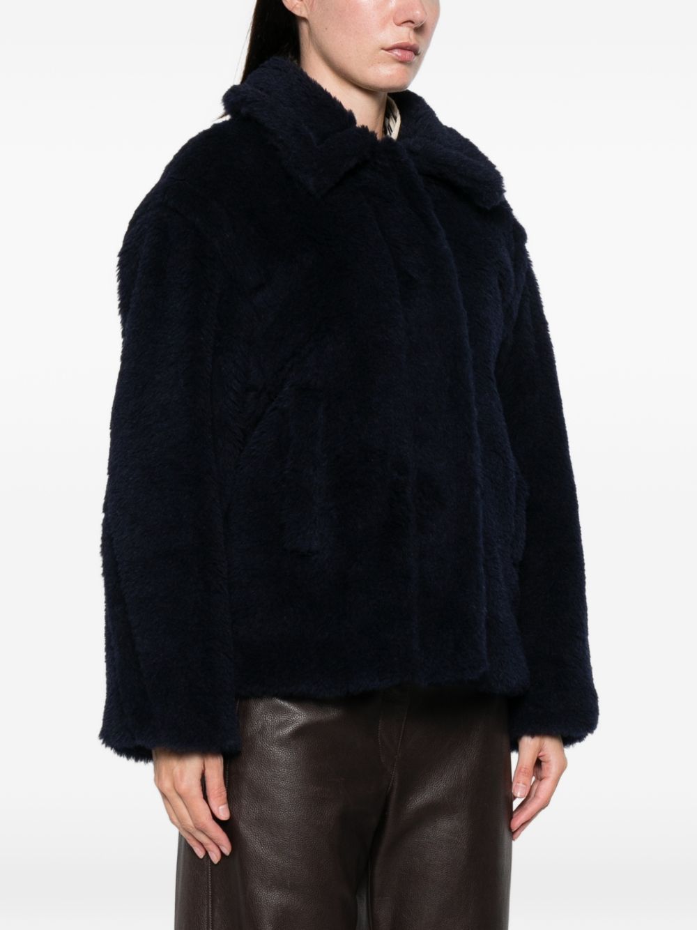 Max Mara WOOL SHORT COAT Size M / US 6-8 / IT 42-44 - 2 Thumbnail