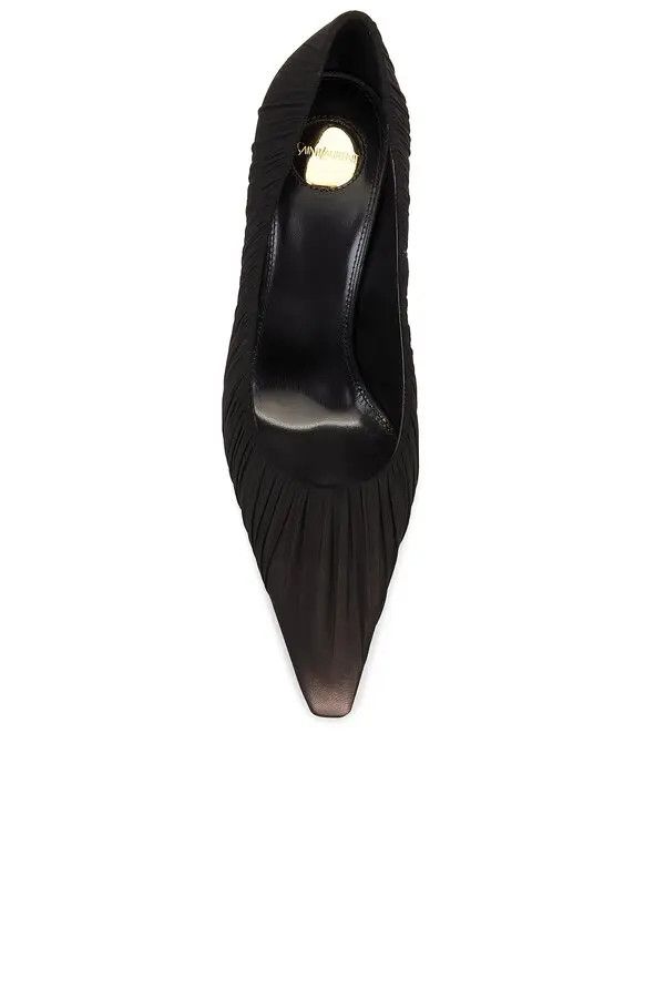 Saint Laurent Paris Rendez-Vous 75mm leather sandals Size US 5.5 / IT 35.5 - 4 Thumbnail