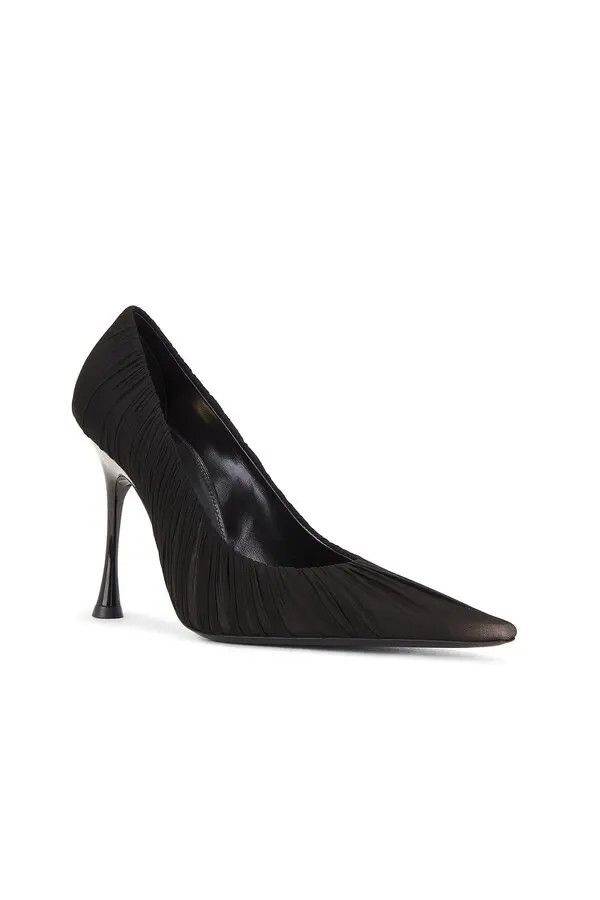 Saint Laurent Paris Rendez-Vous 75mm leather sandals Size US 5.5 / IT 35.5 - 2 Thumbnail