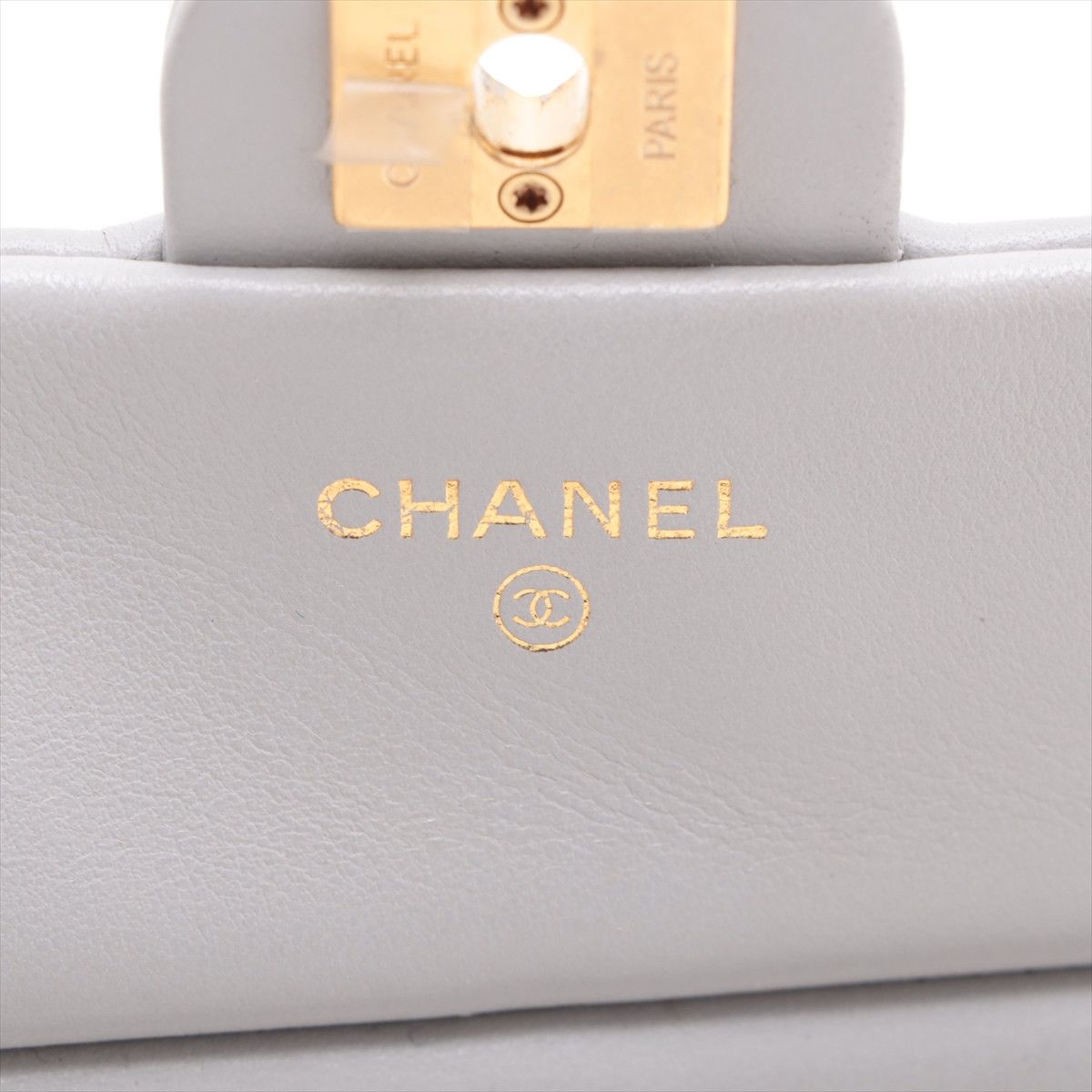 Chanel Chanel Lady Handle Flap Card Holder on Chain Quilted Calfskin Size ONE SIZE - 5 Thumbnail