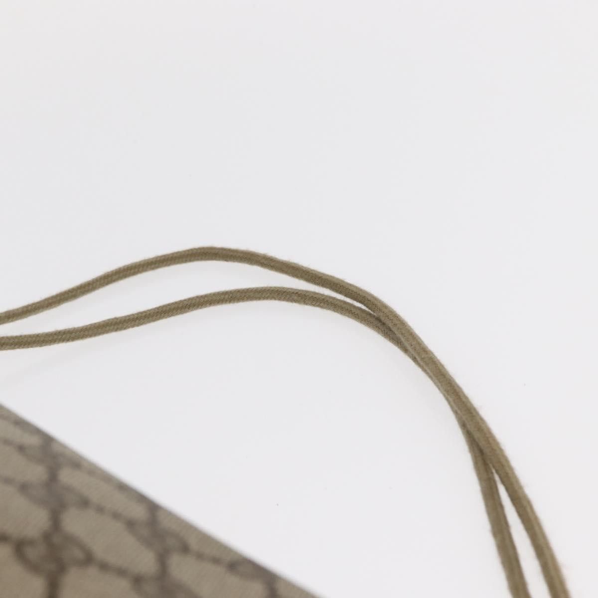 Gucci Gucci Drawstring Shoulder Bag GG Canvas with Leather Size ONE SIZE - 17 Thumbnail