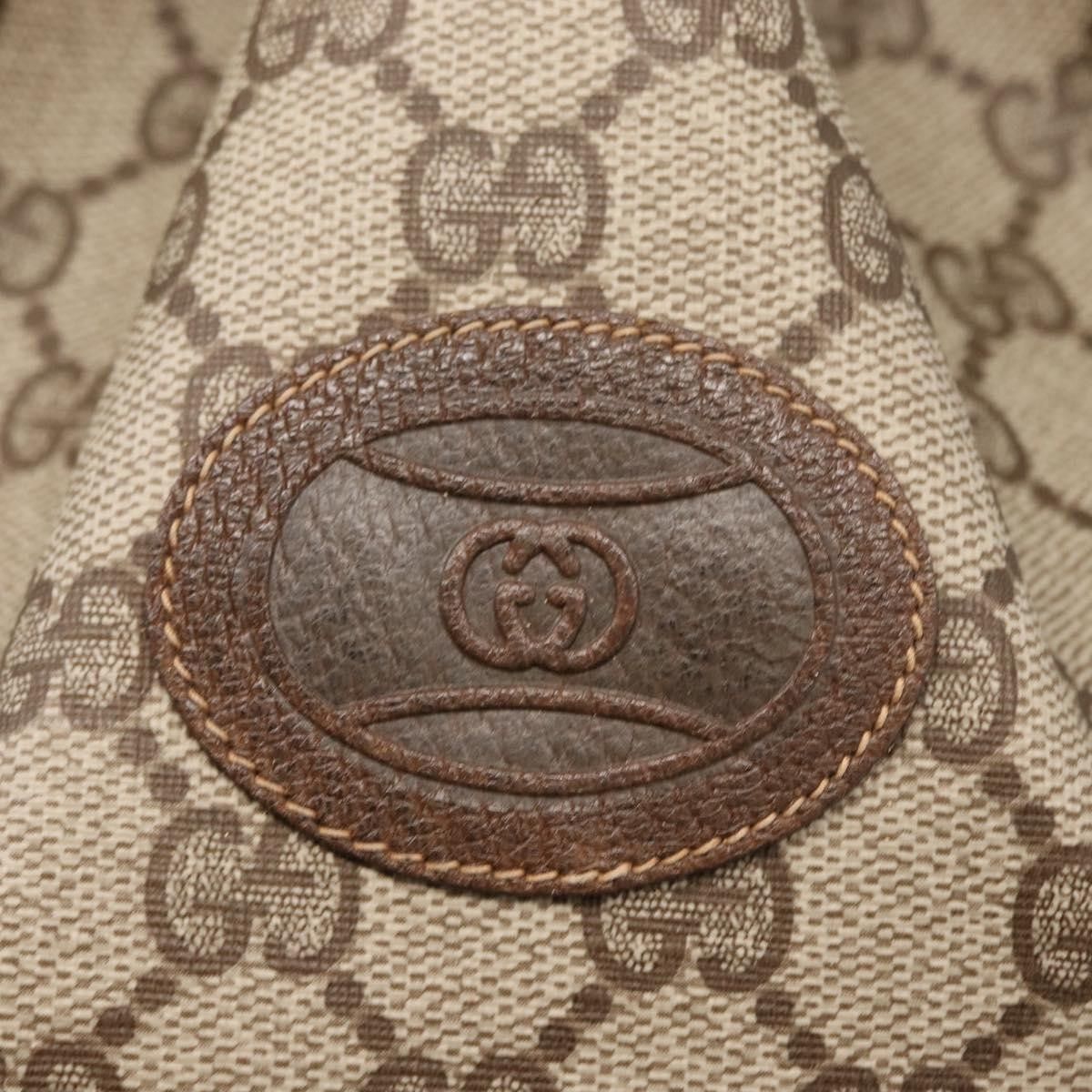 Gucci Gucci Drawstring Shoulder Bag GG Canvas with Leather Size ONE SIZE - 13 Thumbnail