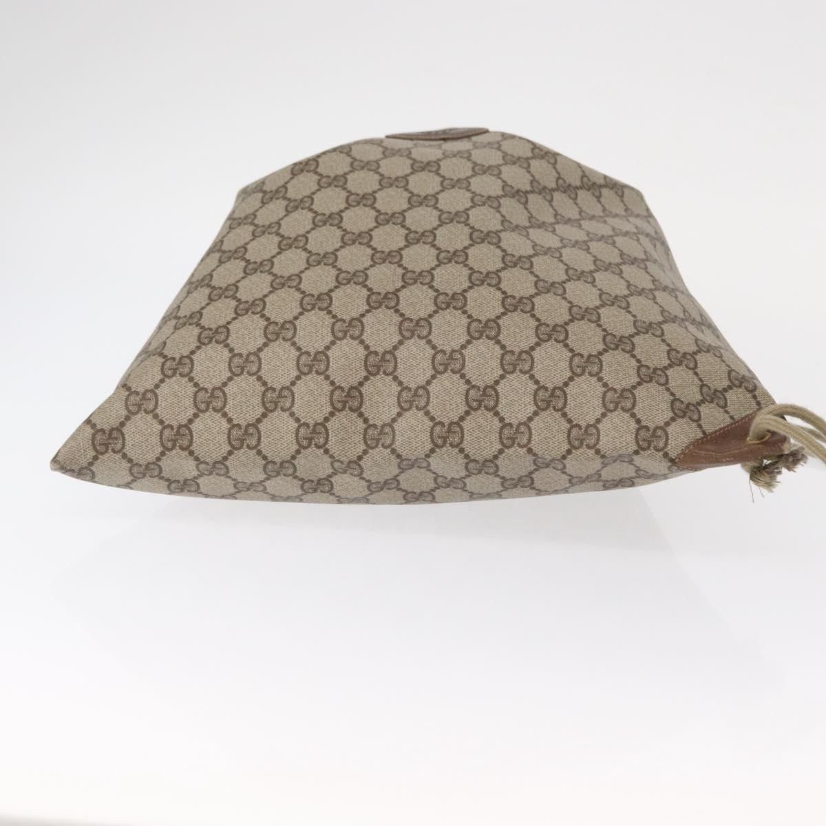Gucci Gucci Drawstring Shoulder Bag GG Canvas with Leather Size ONE SIZE - 15 Thumbnail
