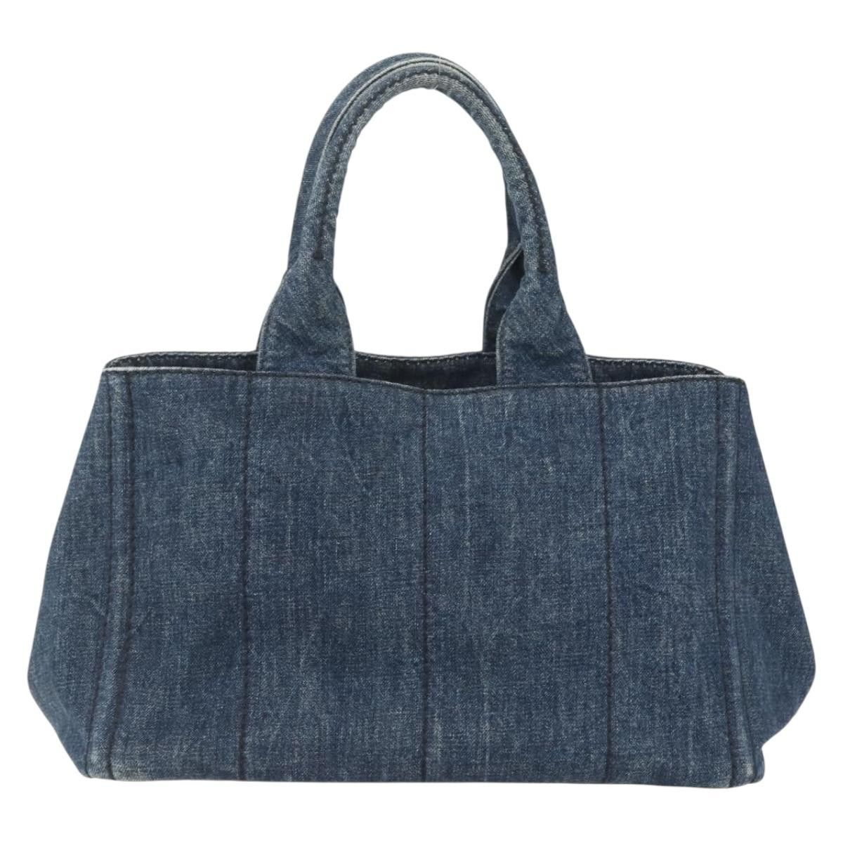 Prada Prada Canapa Tote Denim Size ONE SIZE - 2 Thumbnail