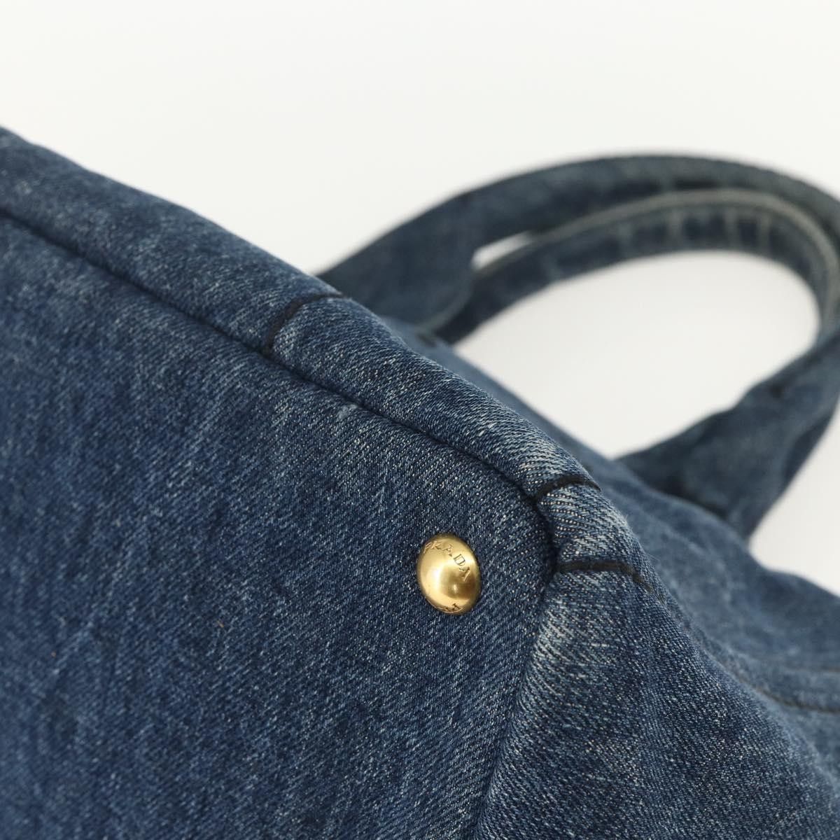 Prada Prada Canapa Tote Denim Size ONE SIZE - 10 Thumbnail